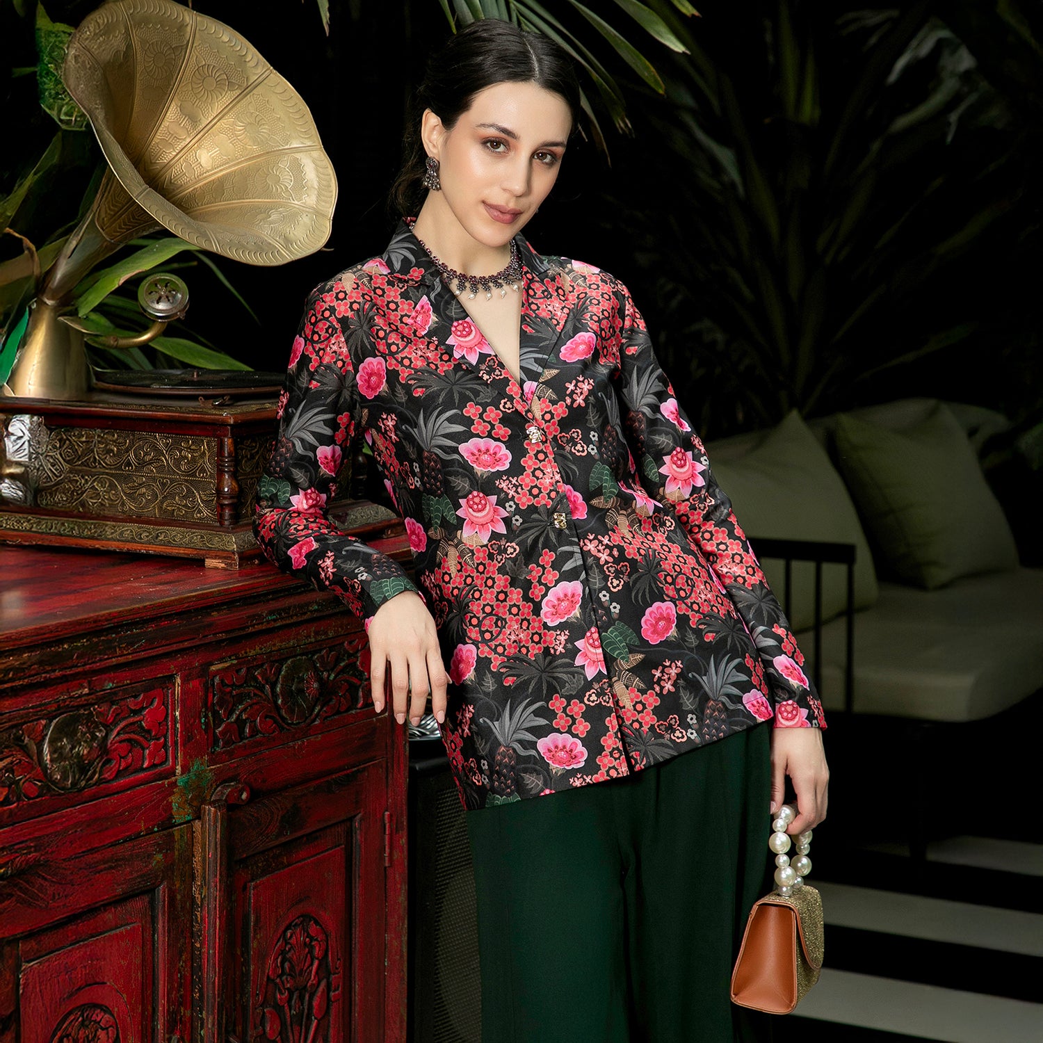Flared-Flora Co-Ord Set