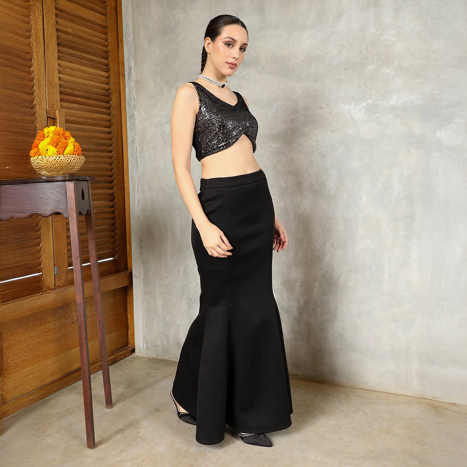 Mermaid-Flare Co-Ord Set