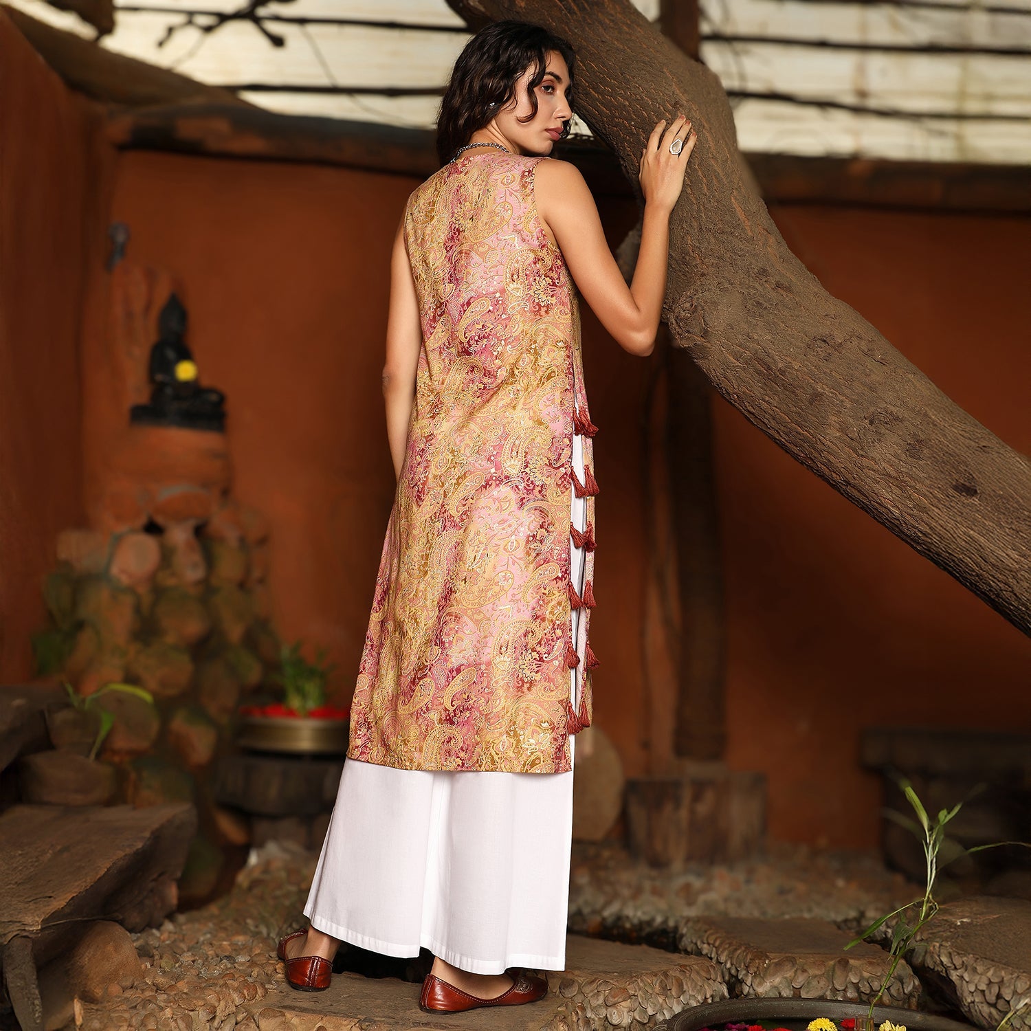 Rustic Tassel Kurta Set