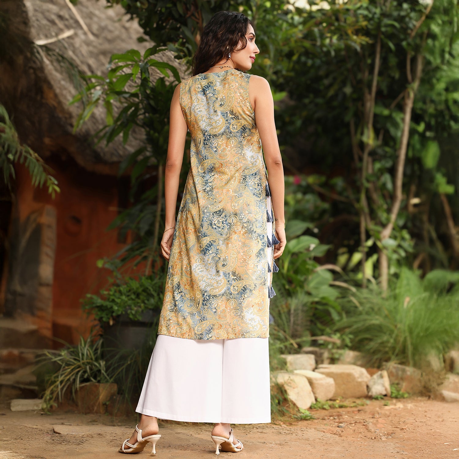Rustic Tassel Kurta Set