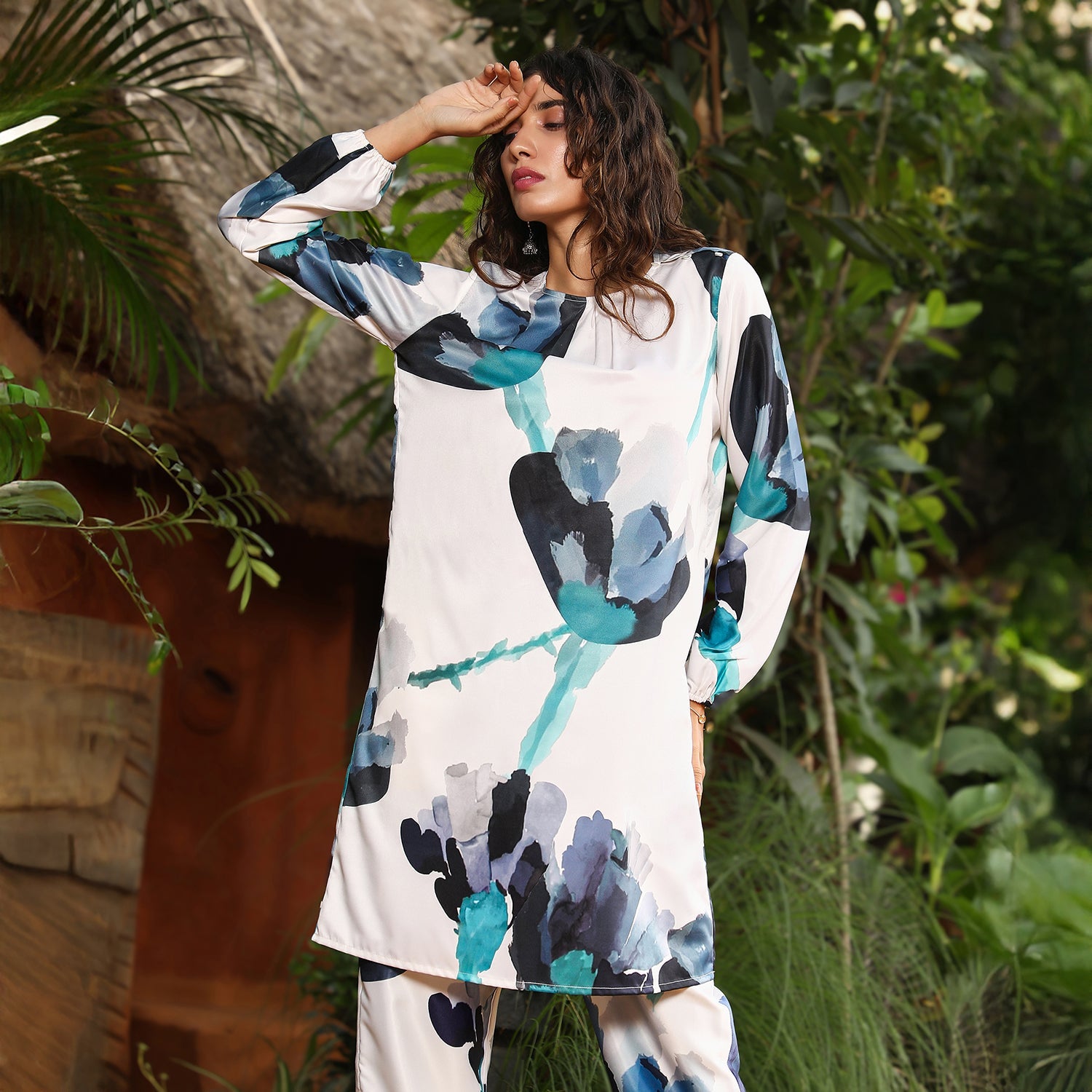 Artistic Floret Kurta Set