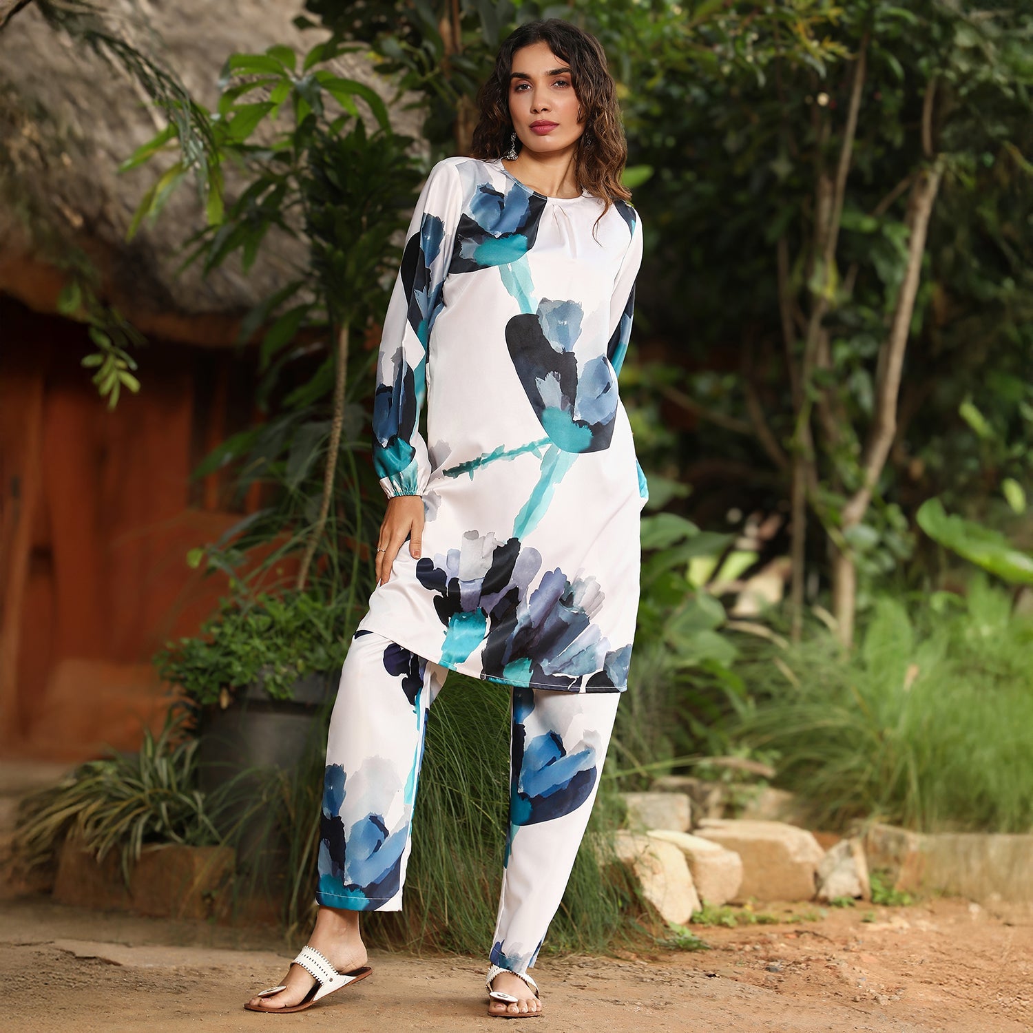 Artistic Floret Kurta Set