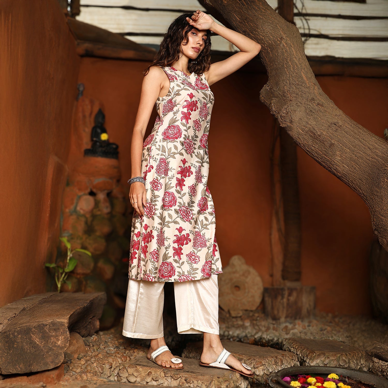 Botanical Vine Kurta Set