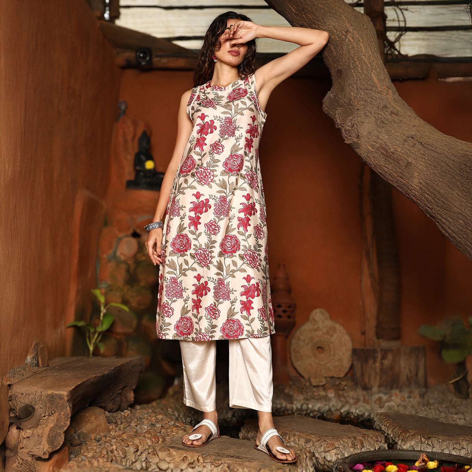 Botanical Vine Kurta Set