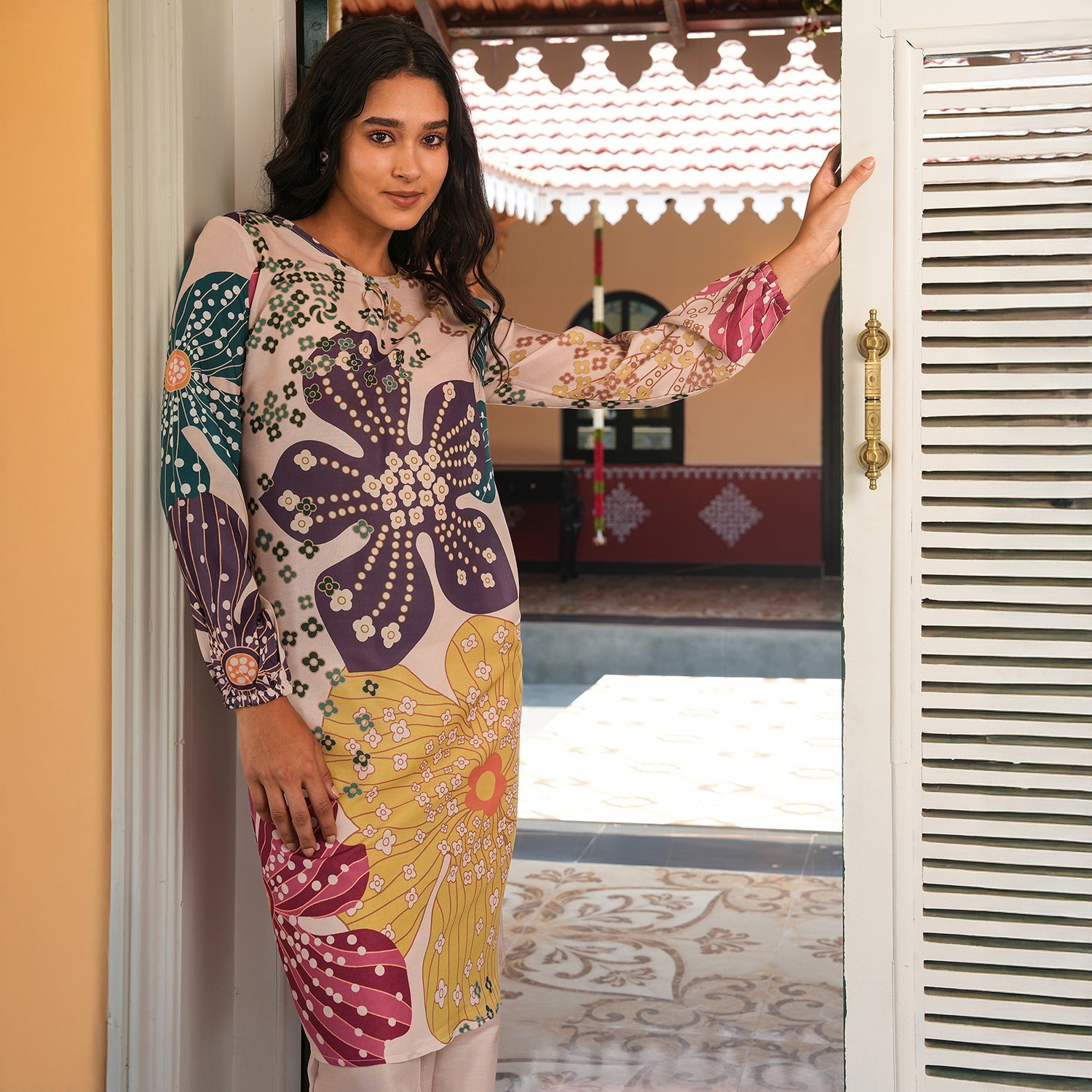 Florentine Imprint Kurta Set