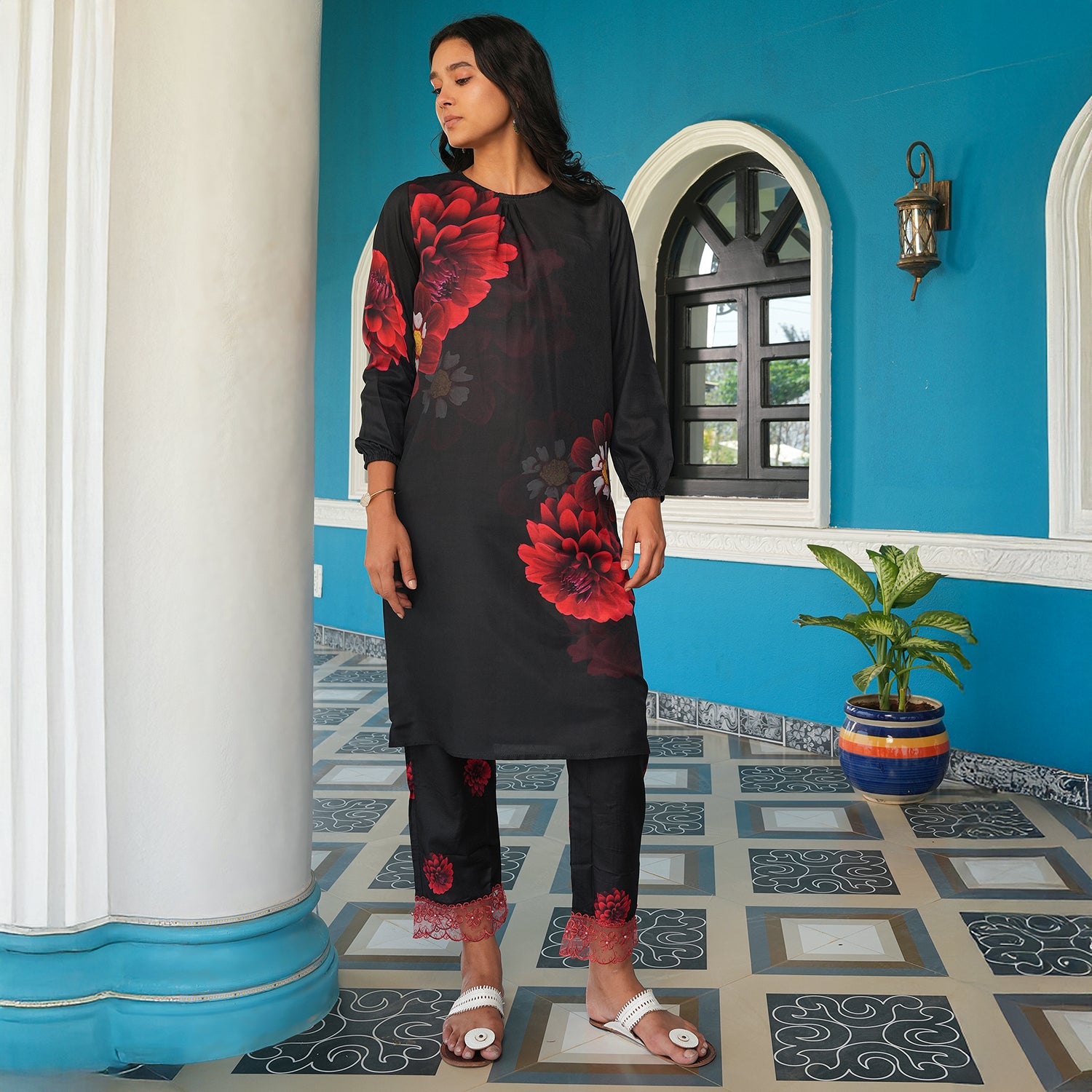 Marigloire Imprint Kurta Set