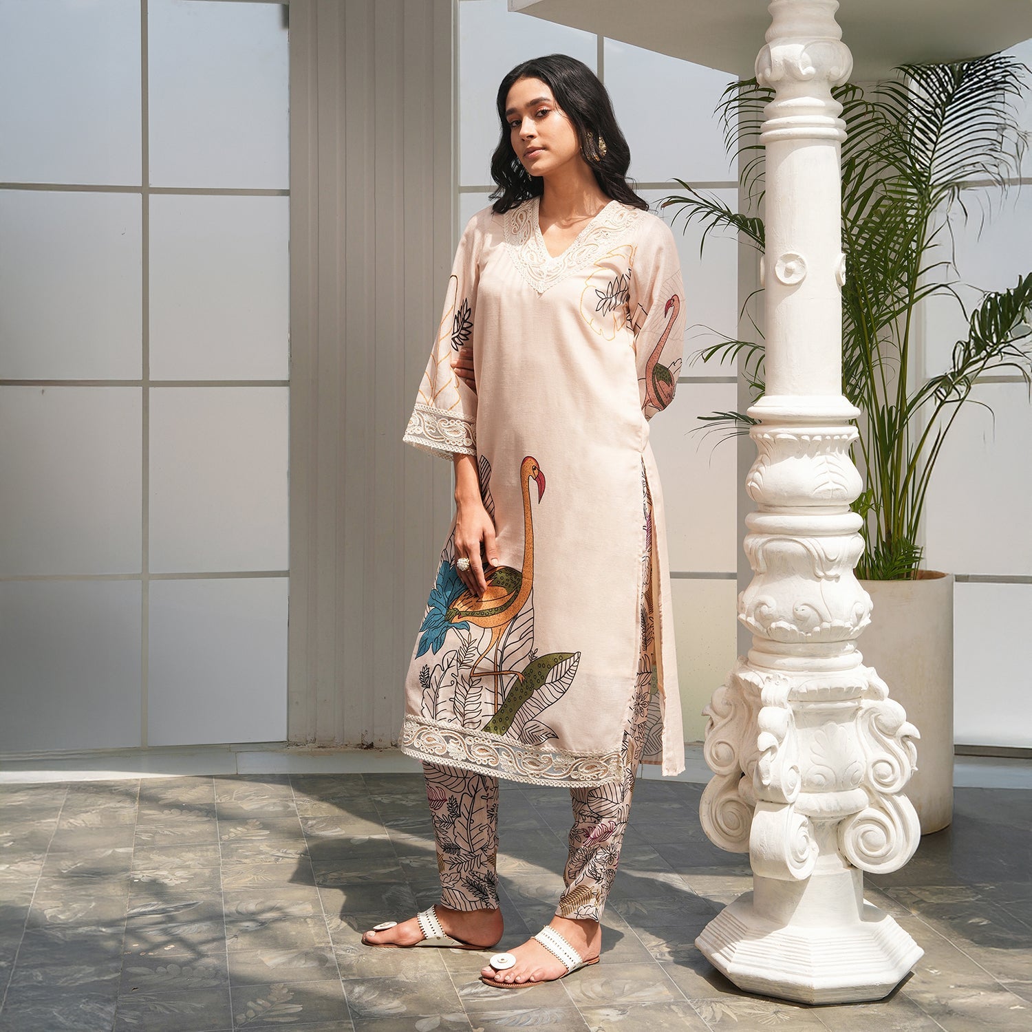 Swané Imprint Kurta Set
