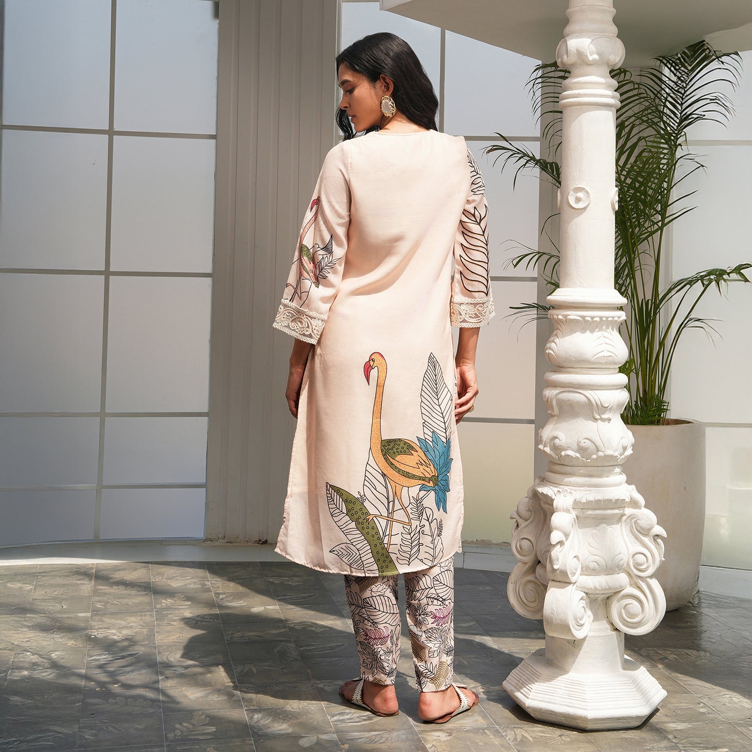Swané Imprint Kurta Set