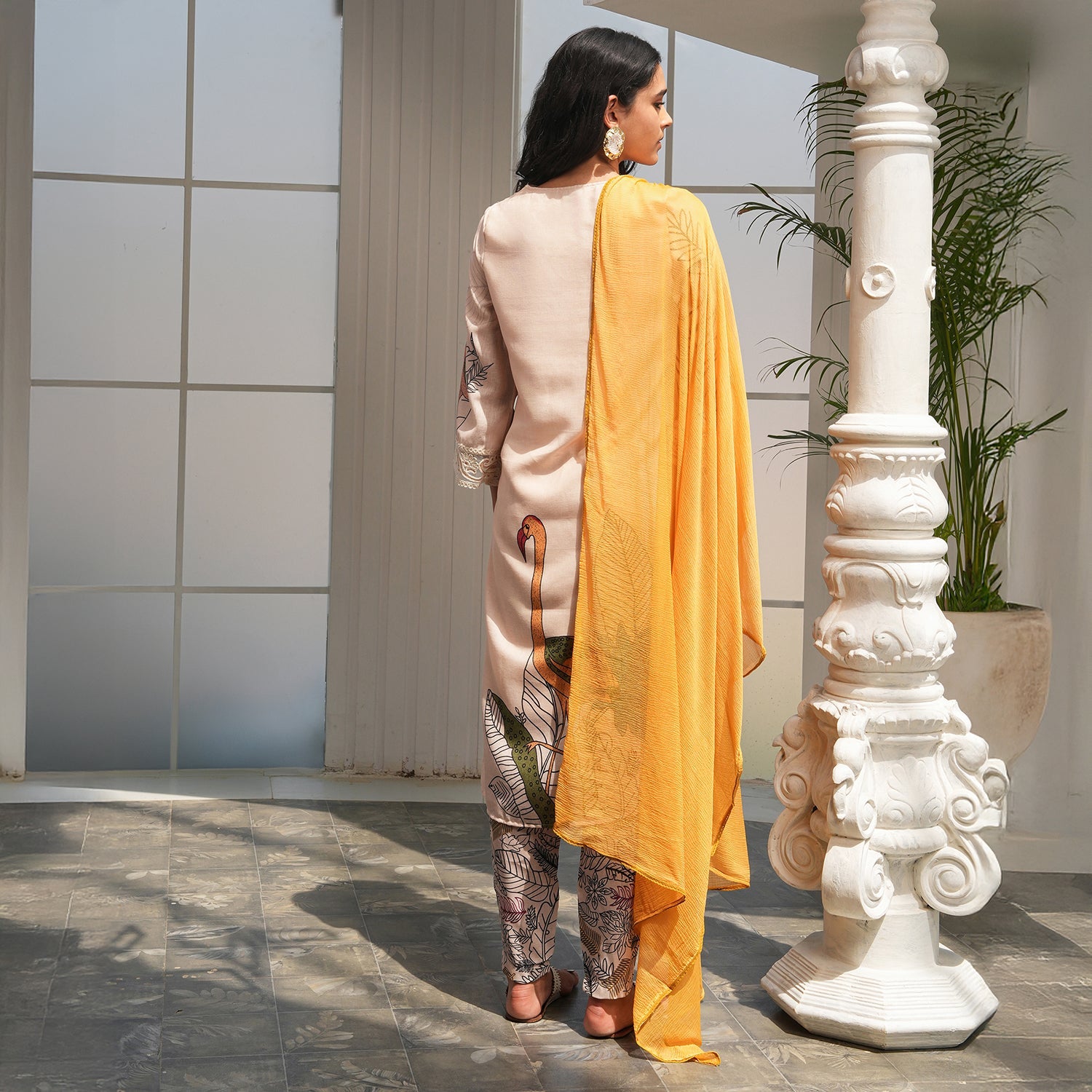 Swané Imprint Kurta Set