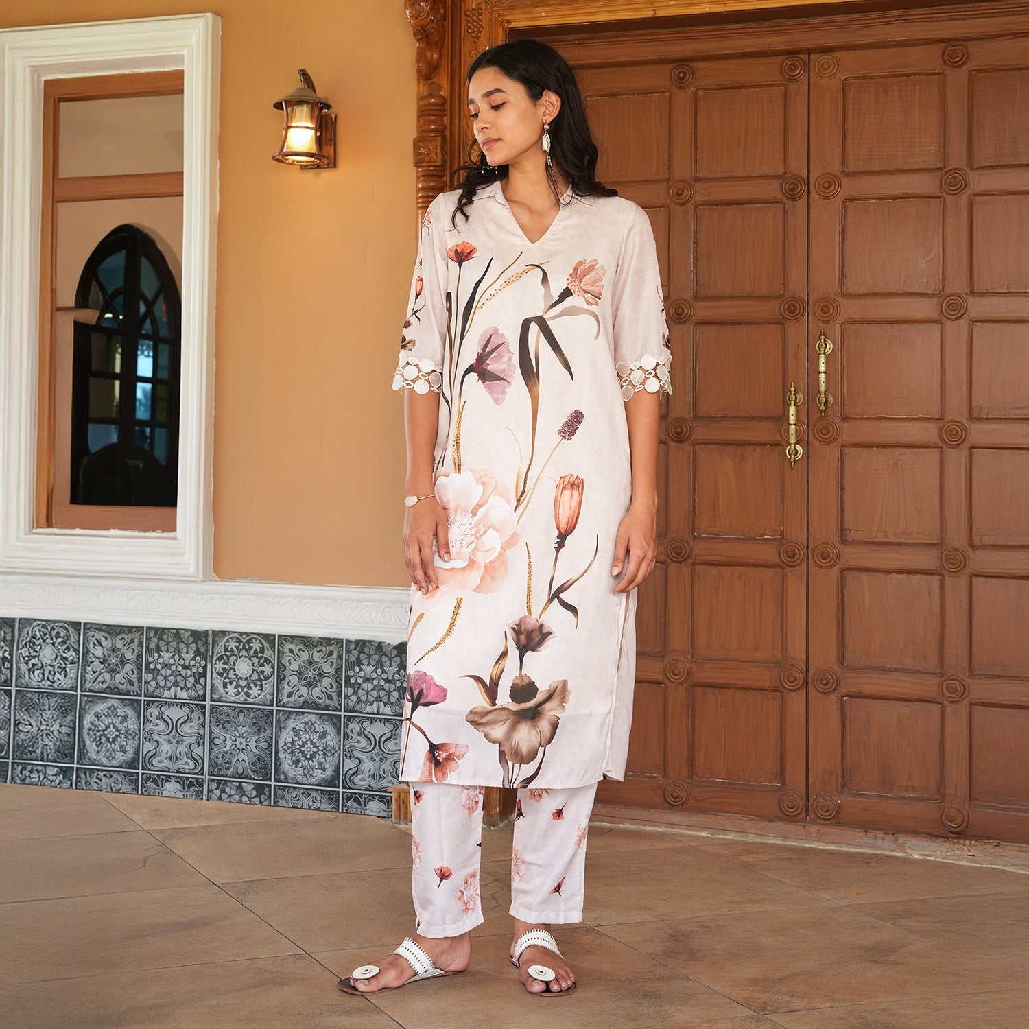 Bloomera Imprint Kurta Set
