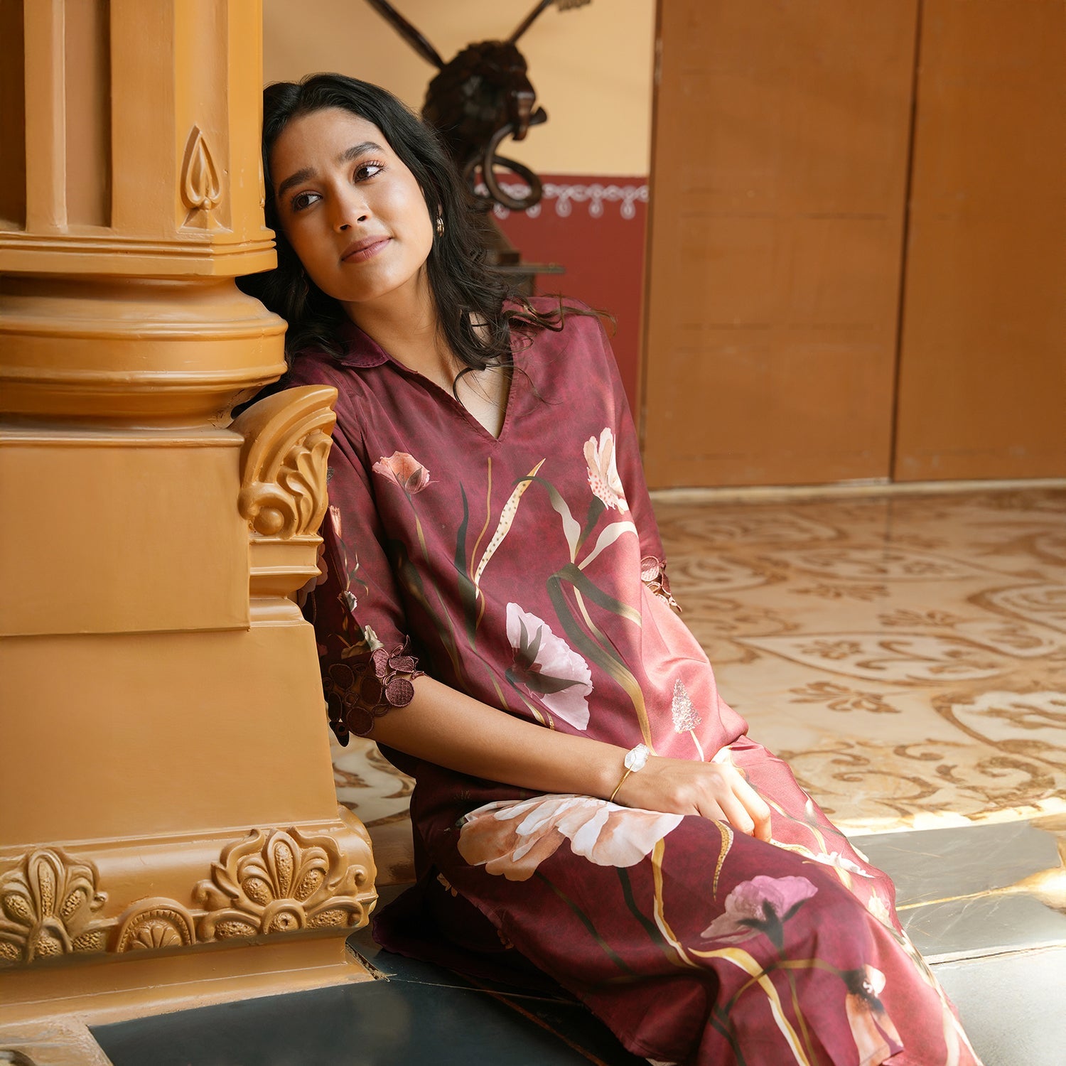 Bloomera Imprint Kurta Set