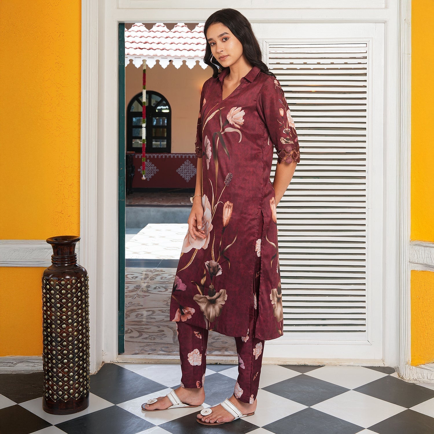 Bloomera Imprint Kurta Set