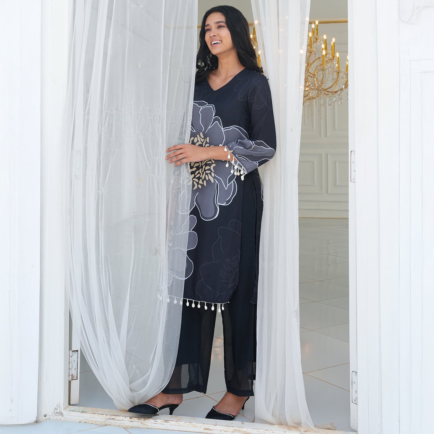 Grandiflora Imprint Kurta Set