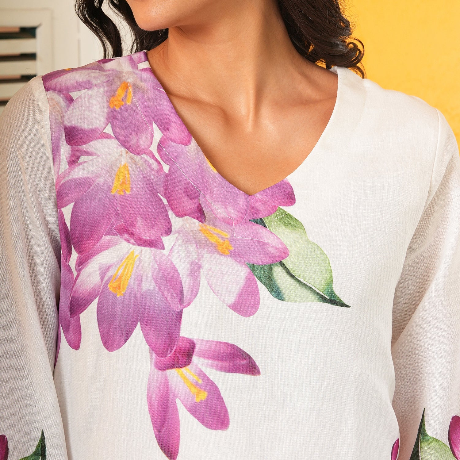 Whispering Botanics Kurta Set