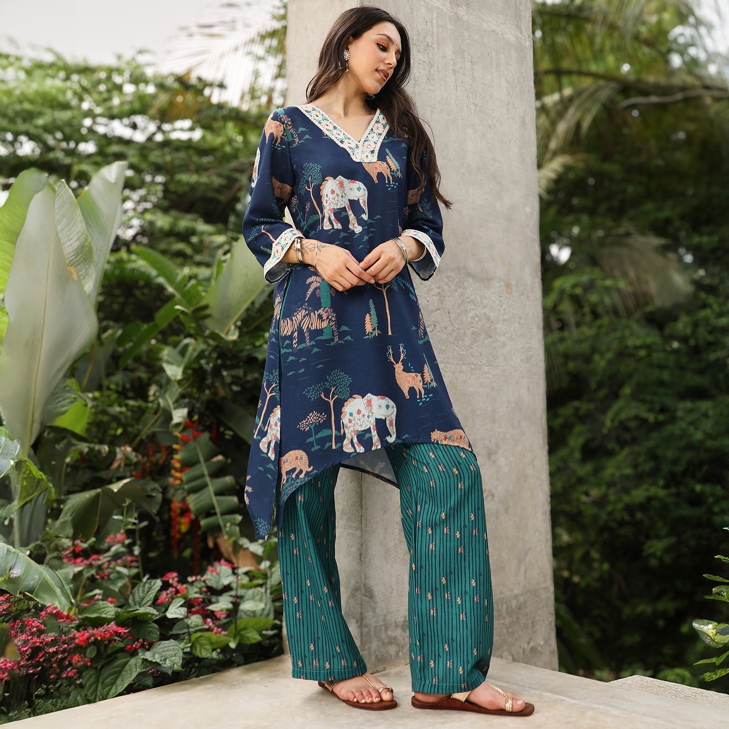 Indie-Folk Kurta Set