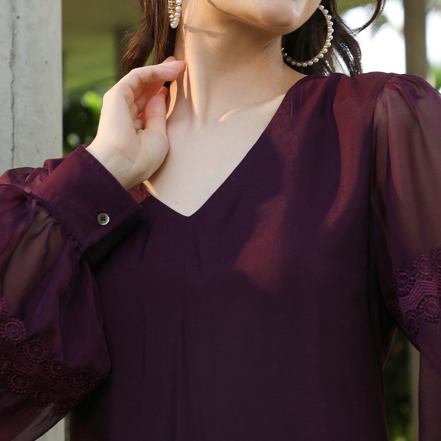 Solid Flared Kurta Set