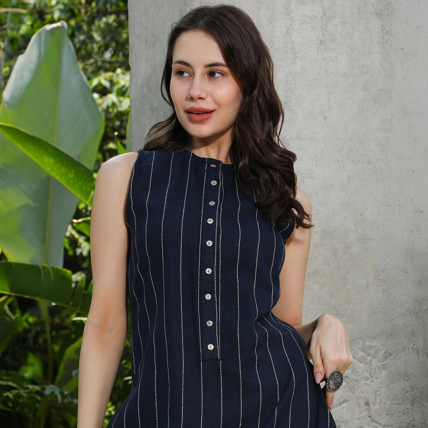 Simplicity Striped Kurta Set