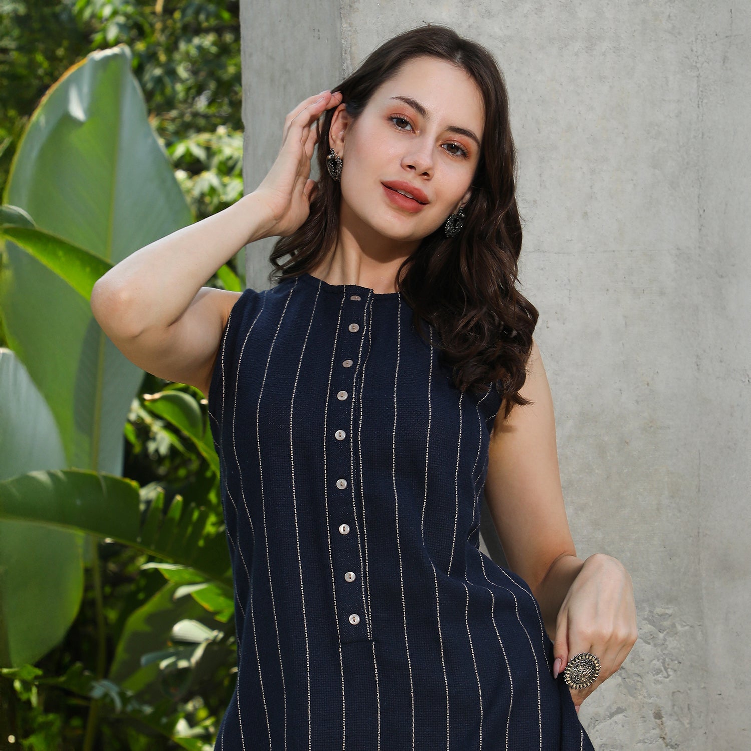 Simplicity Striped Kurta Set