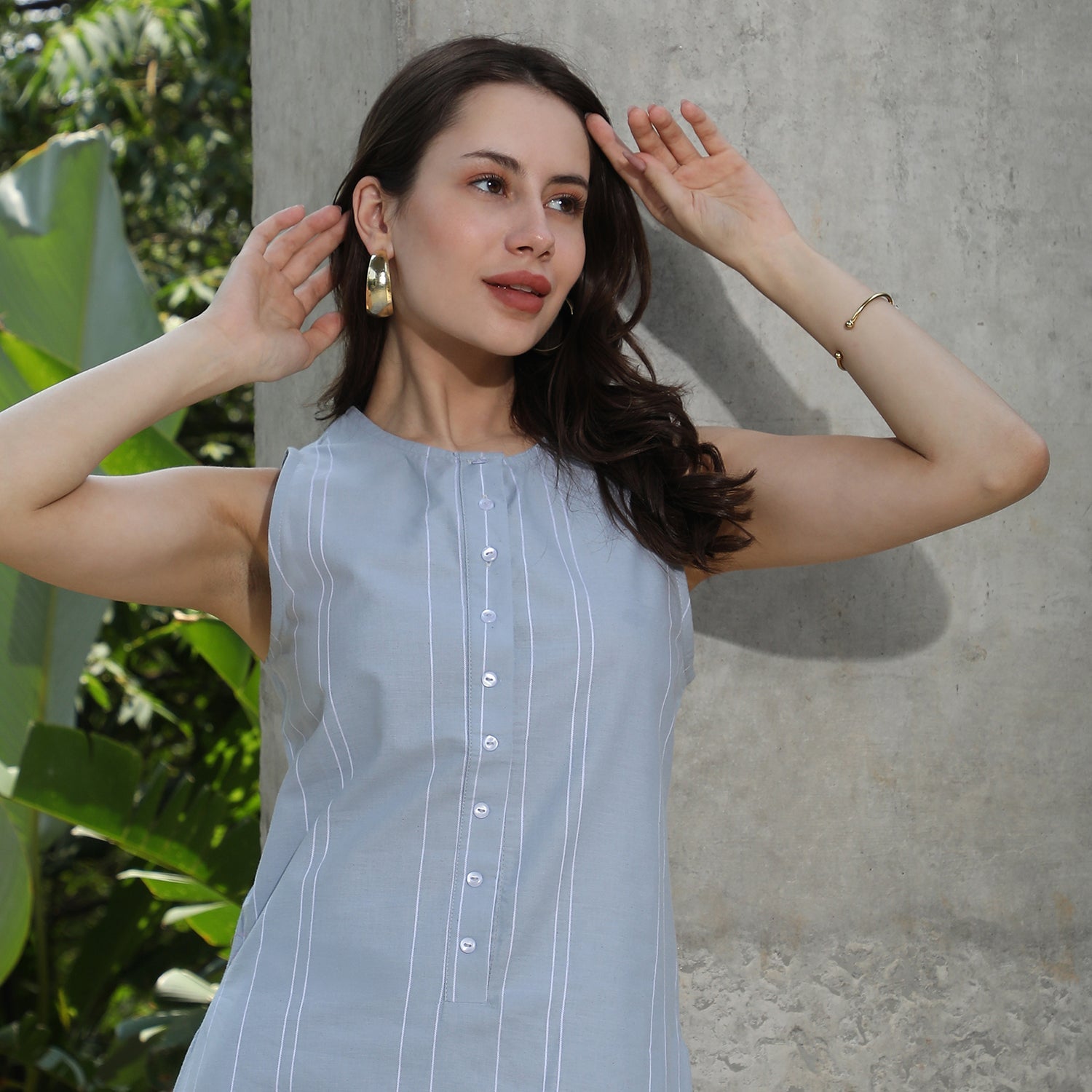 Simplicity Striped Kurta Set