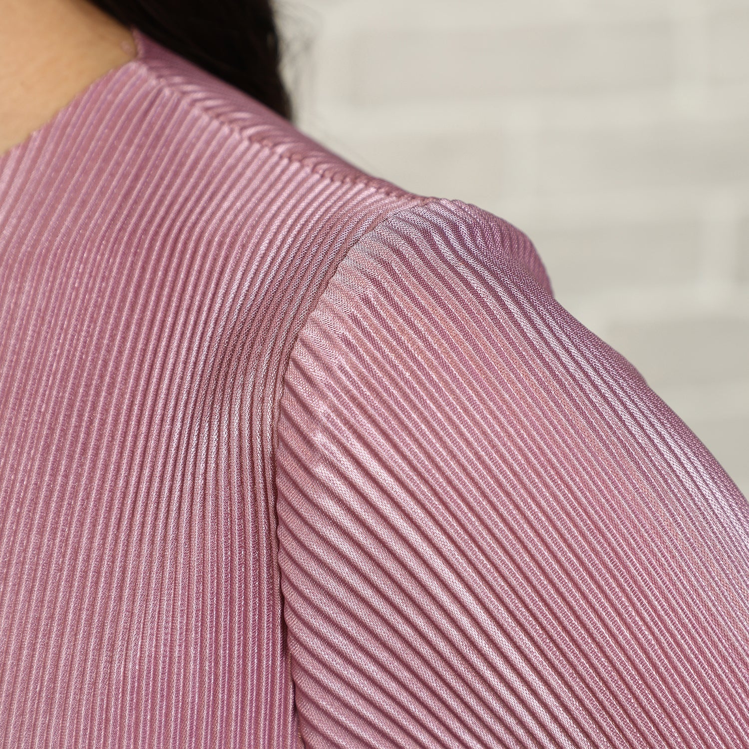 Solid Pleated Kurta Set