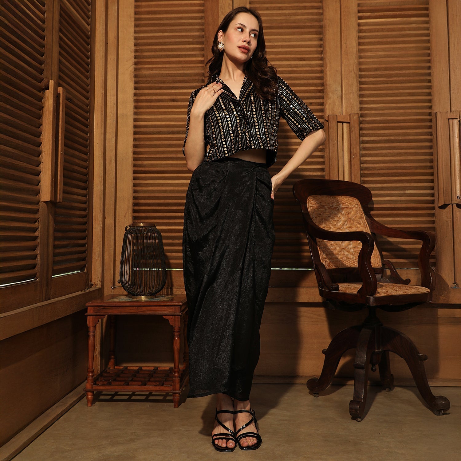 Aureate Mirror Co-Ord Set