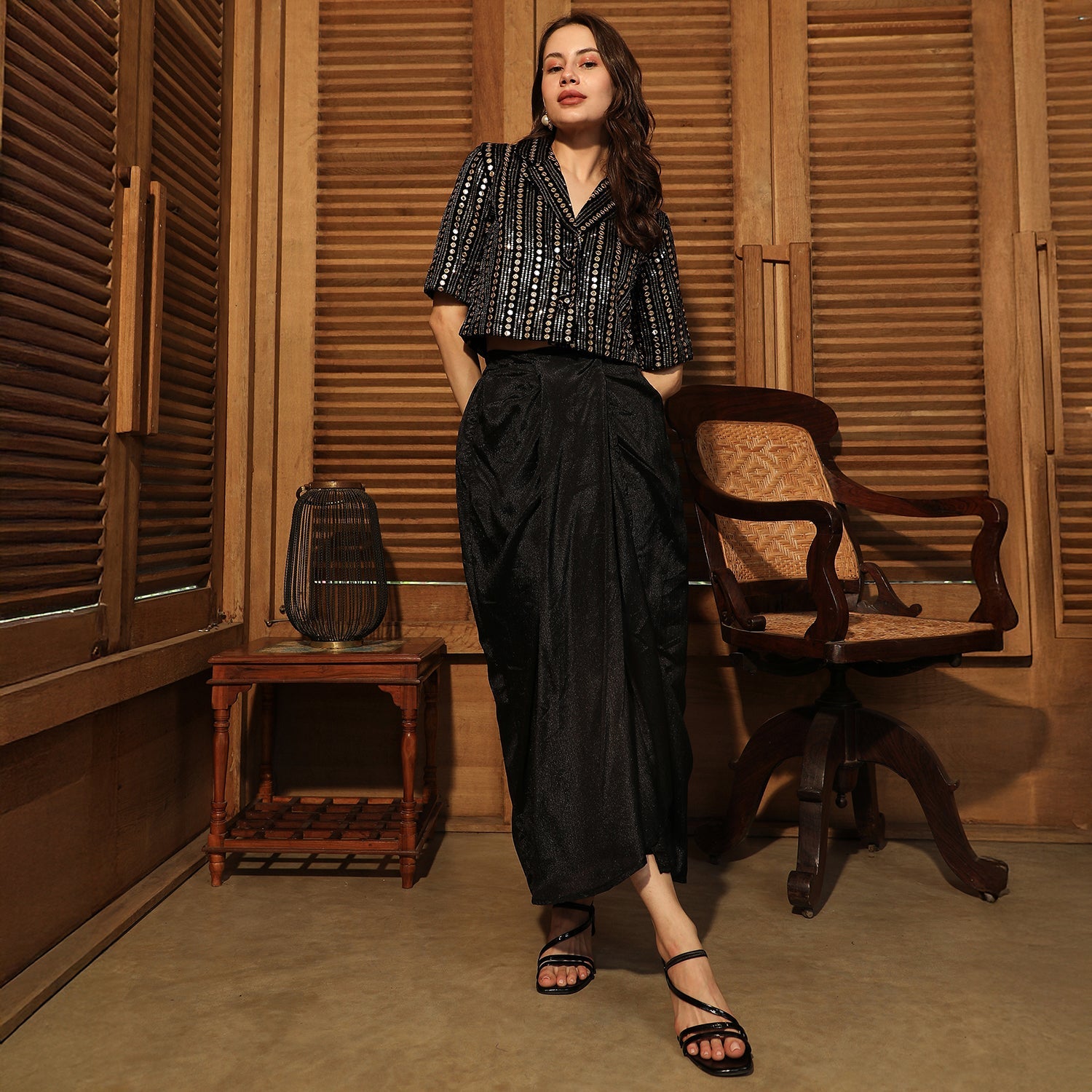 Aureate Mirror Co-Ord Set