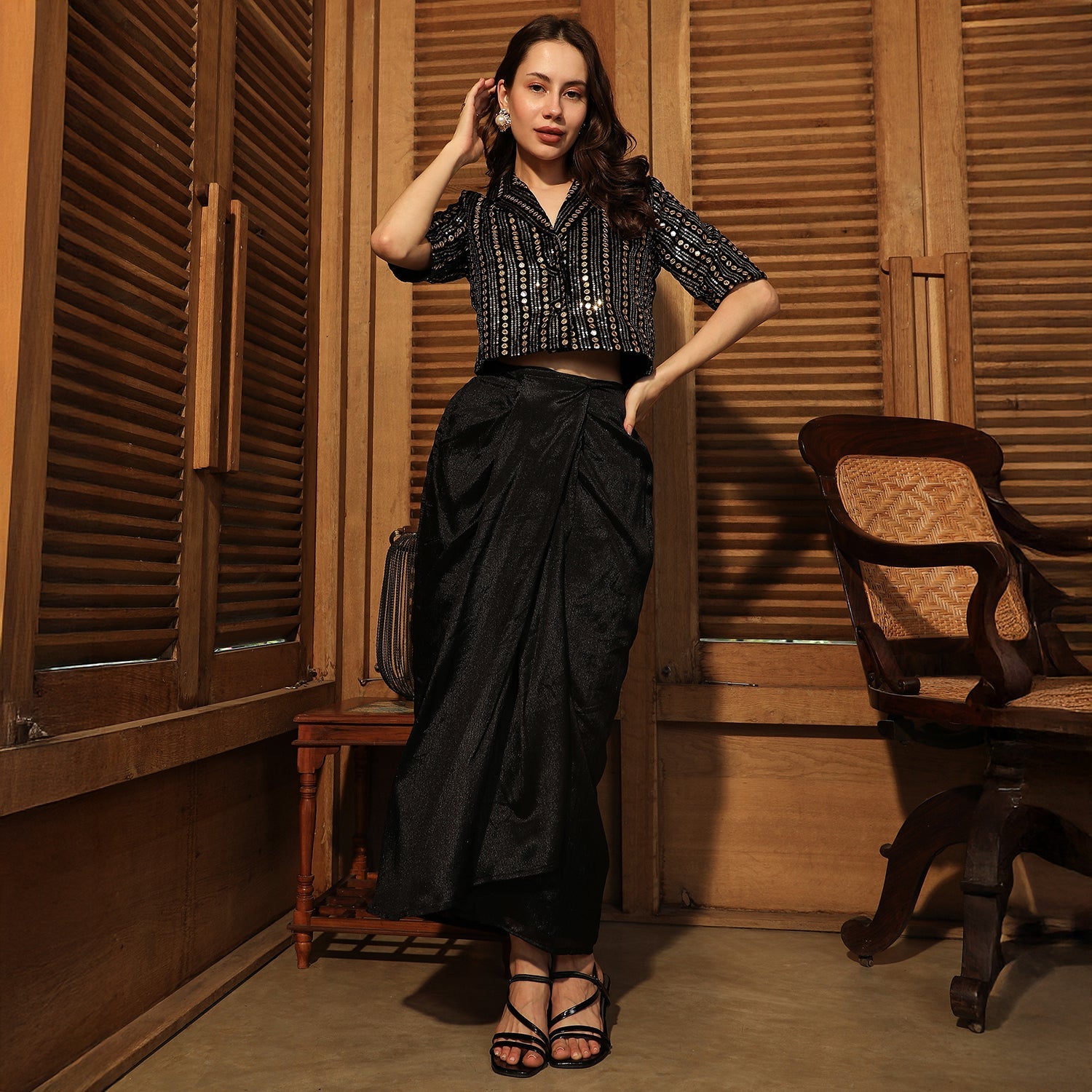 Aureate Mirror Co-Ord Set