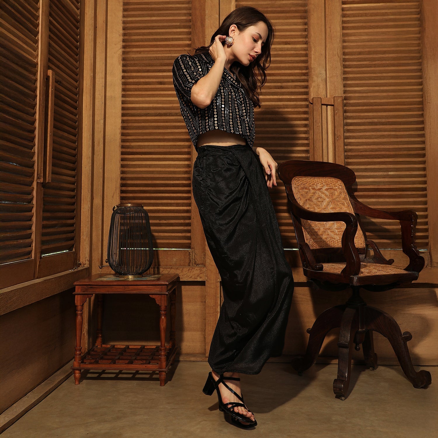 Aureate Mirror Co-Ord Set