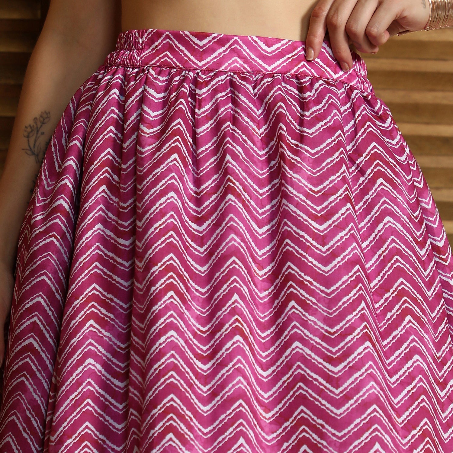 Chevron-Wrap Co-Ord Set