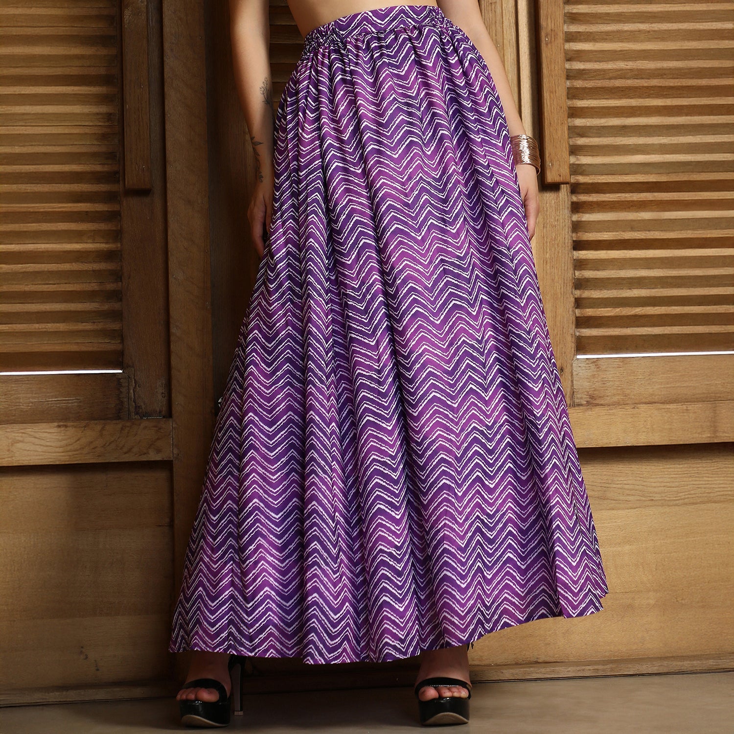 Chevron-Wrap Co-Ord Set