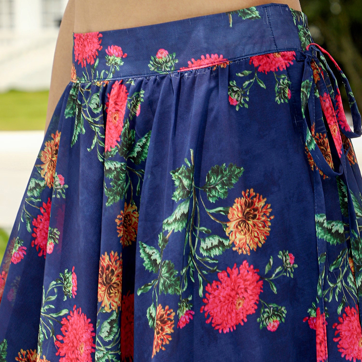 Bloom-Imprint Lehenga Co-Ord Set