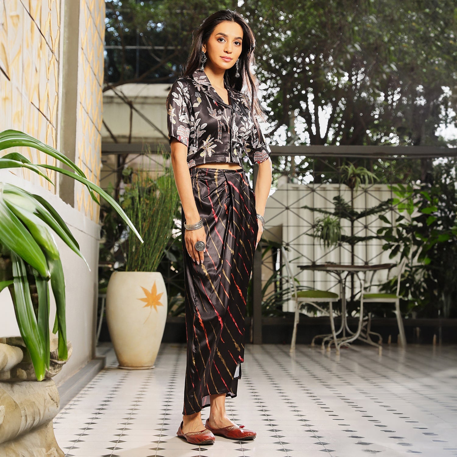 Indie Palm Co-Ord Set