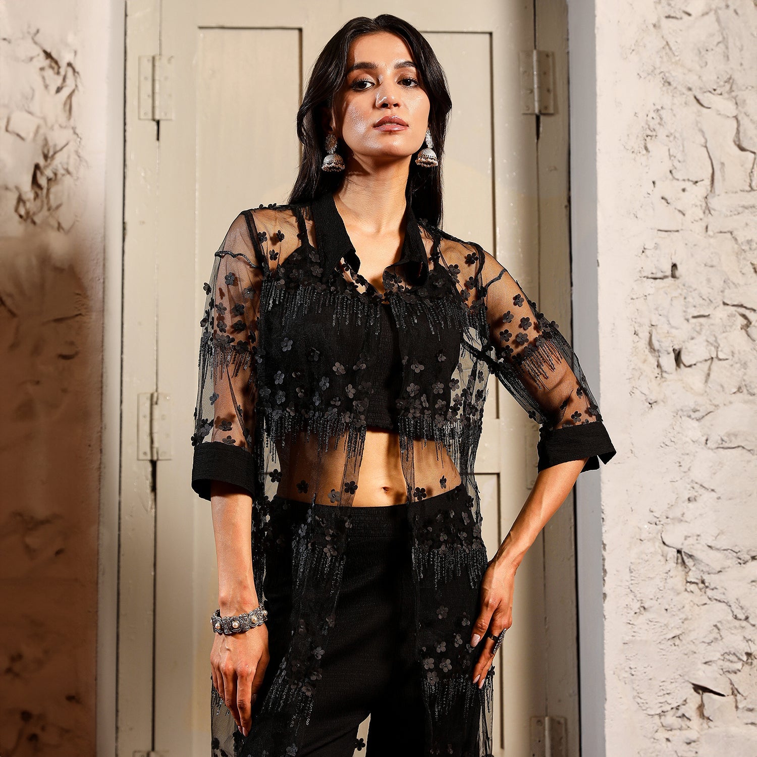 Applique Flora Co-Ord Set