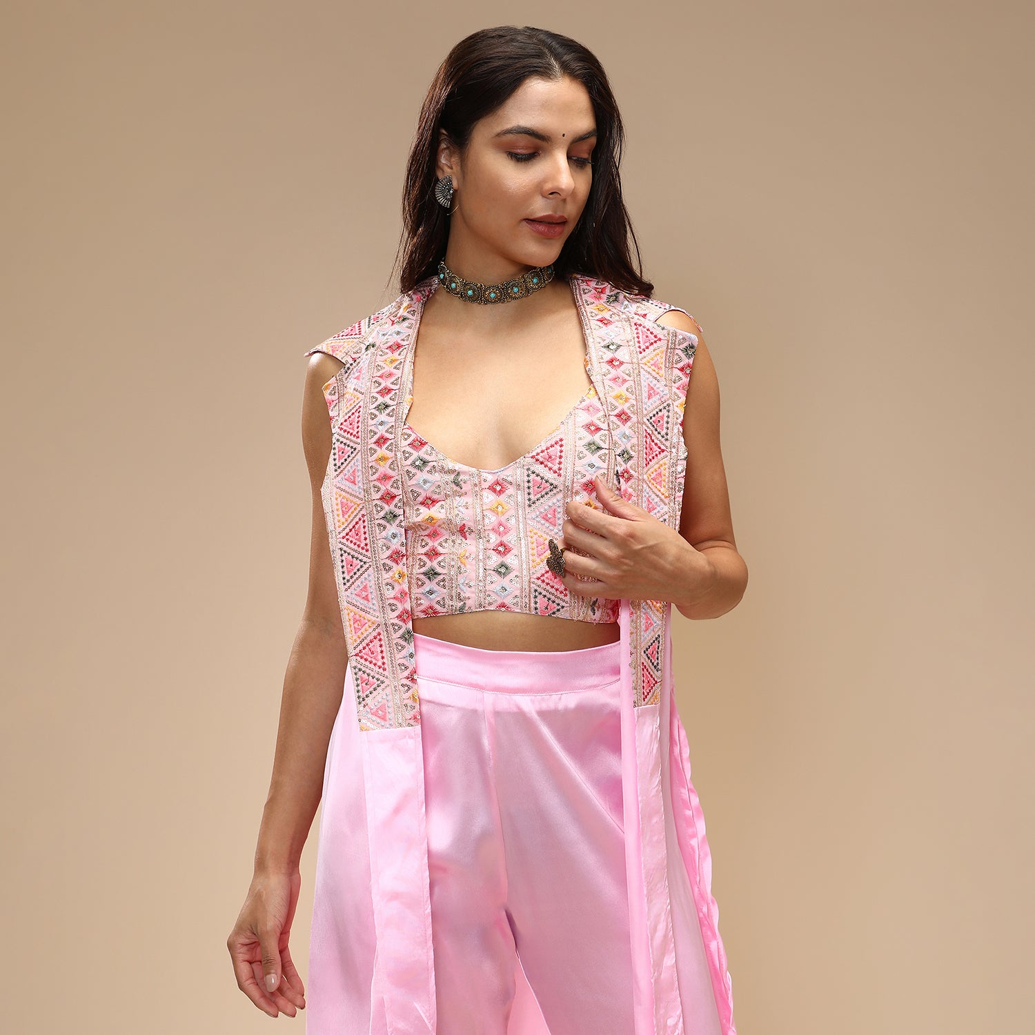 Ethnic Block Co-Ord Set