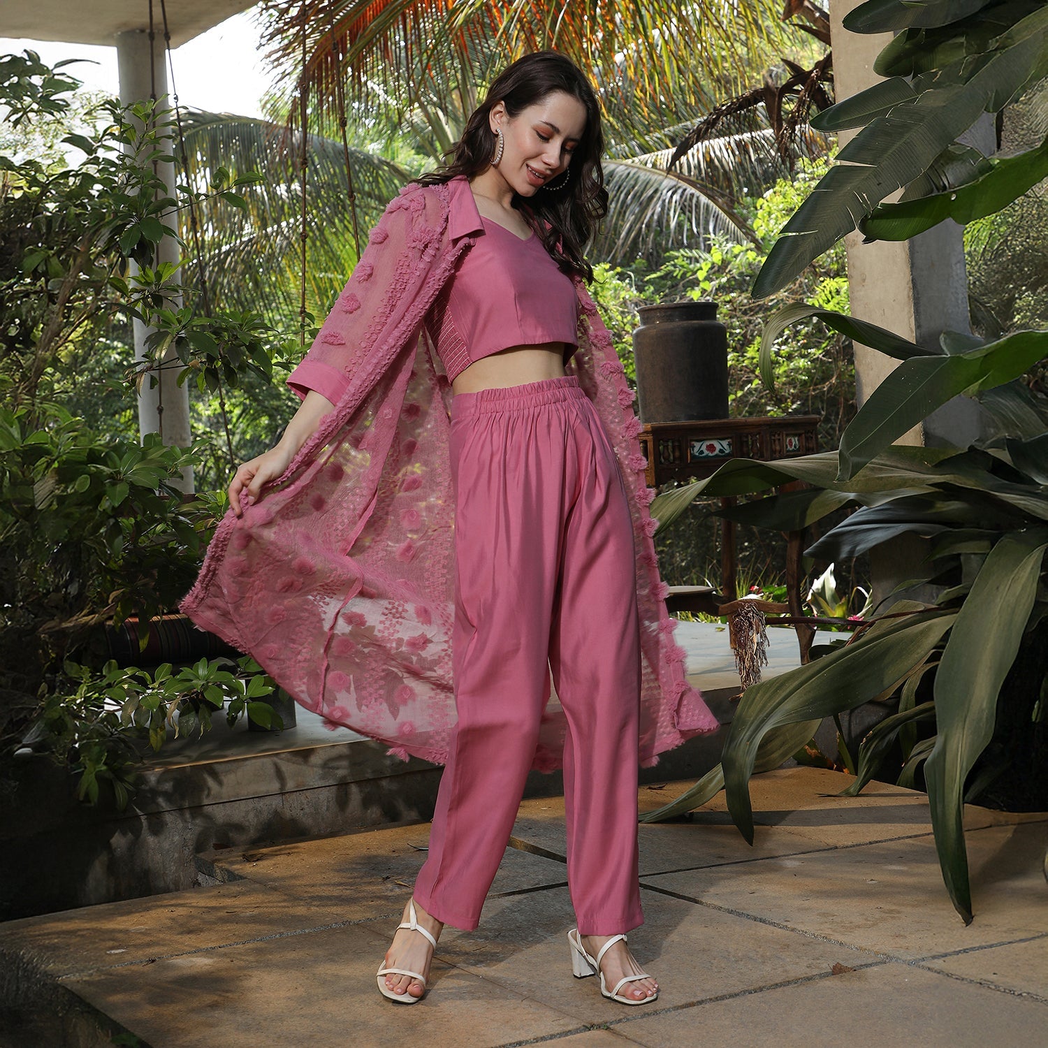 Applique Rosa Co-Ord Set