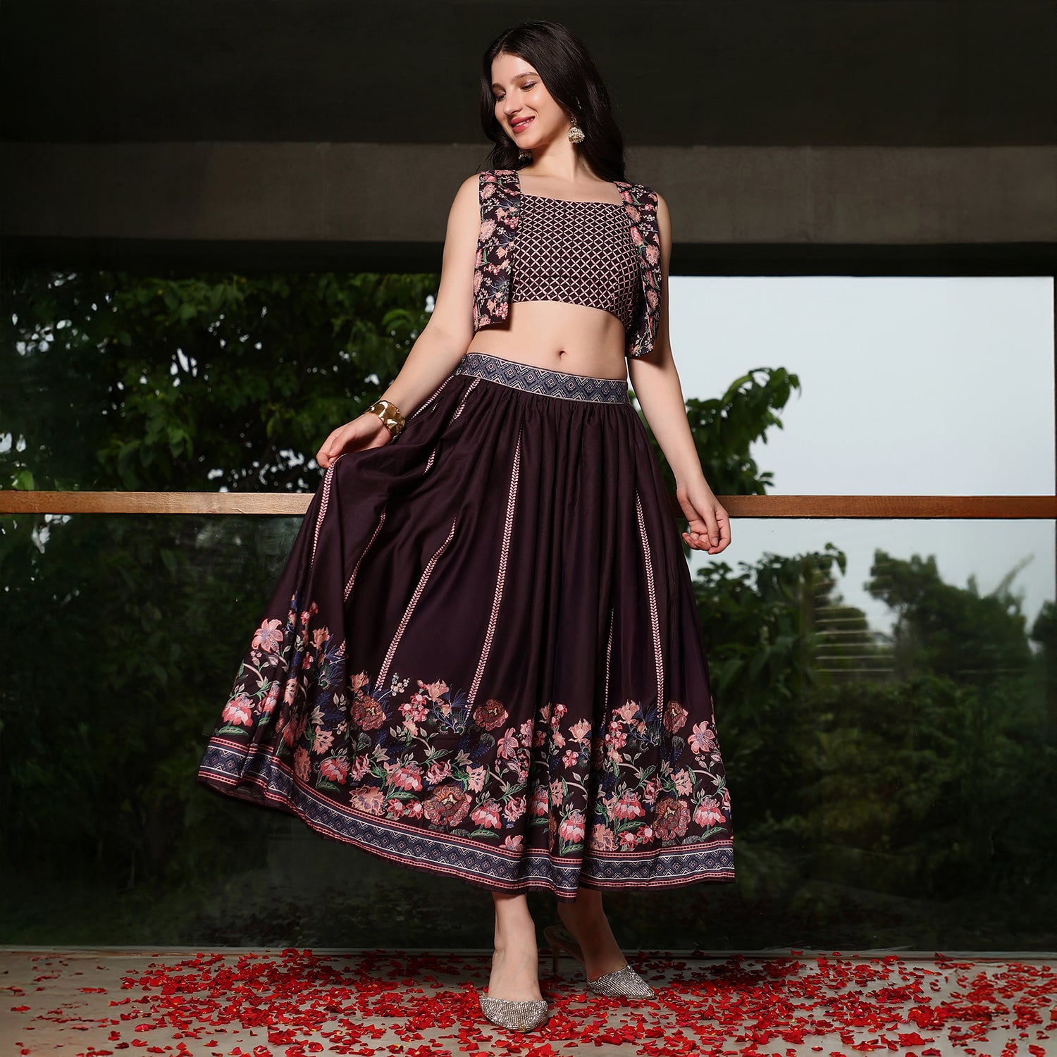 Geometrical-Flora Co-Ord Set