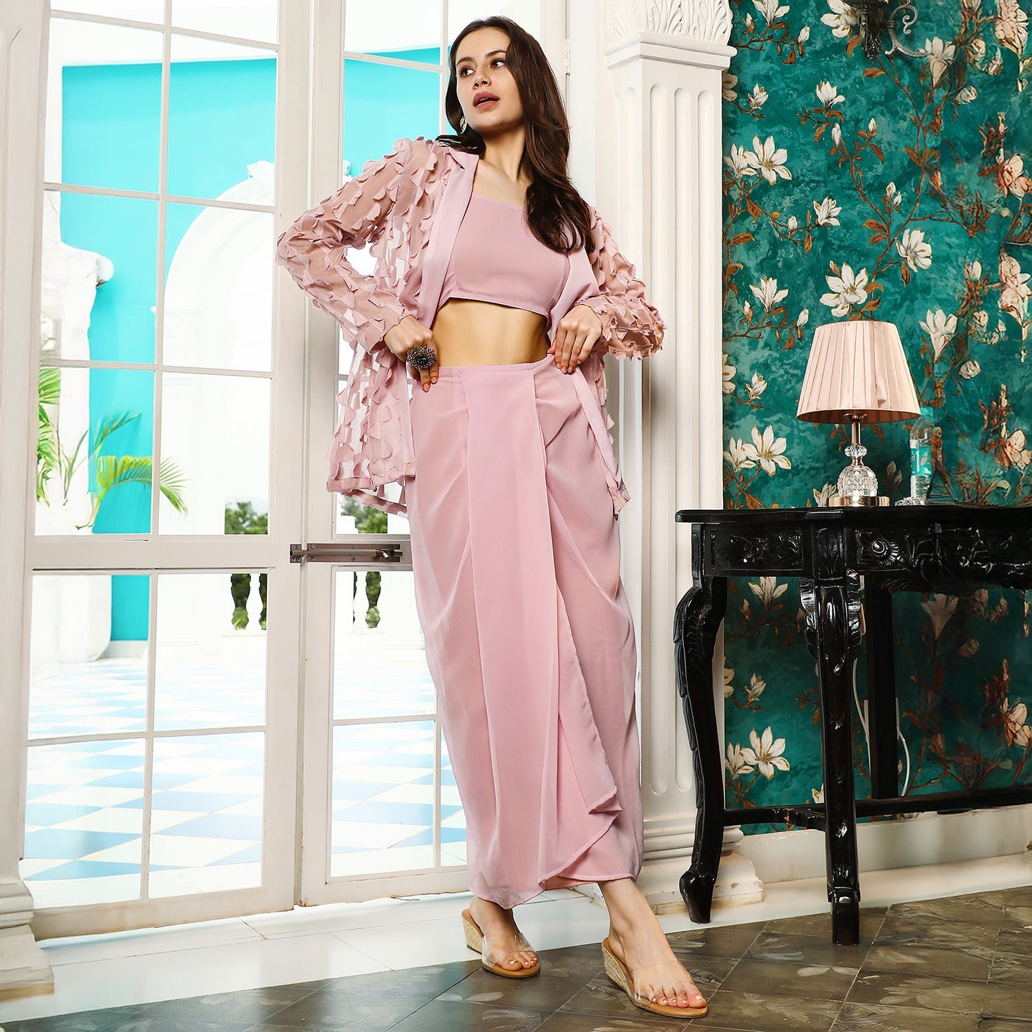 Applique Hearts Tailored Co-Ord Set