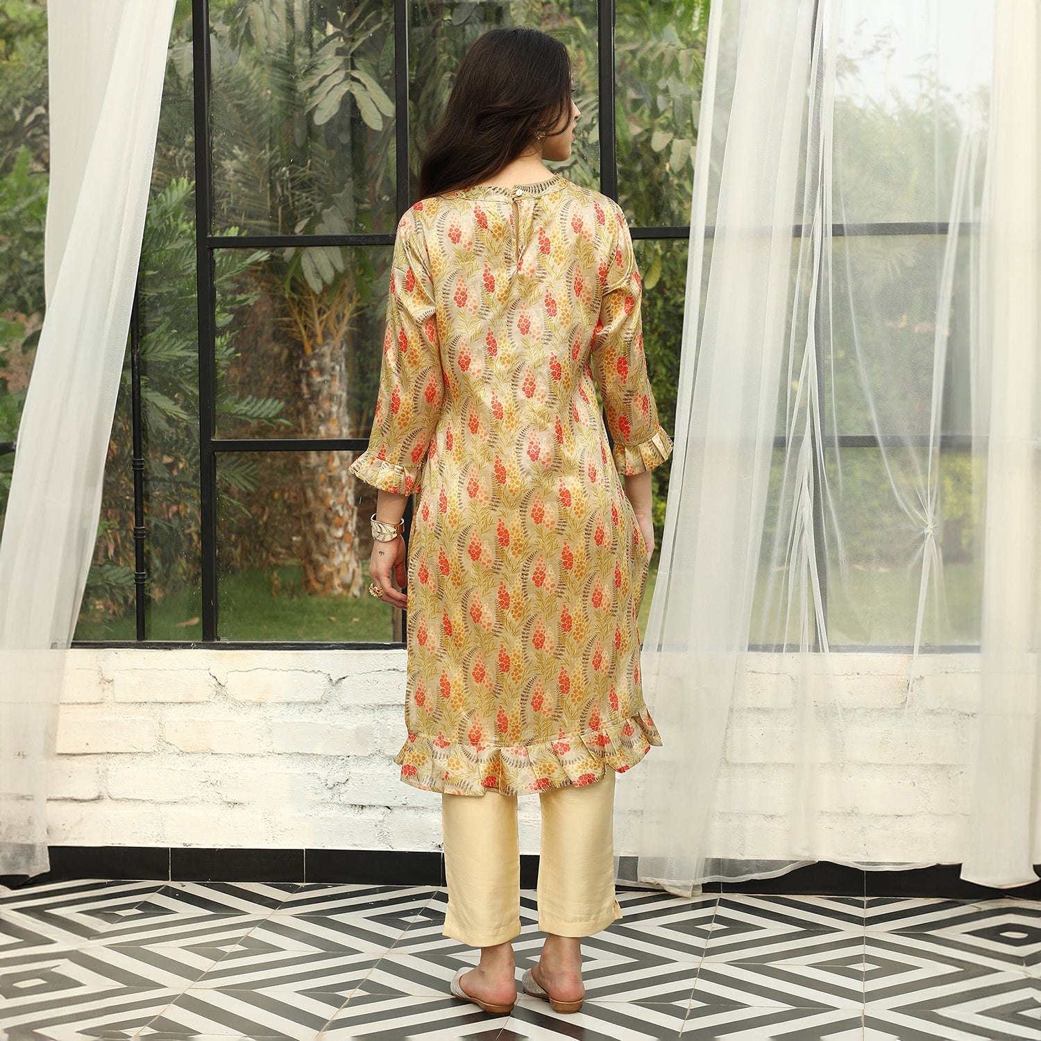 Fruit Print Kurta