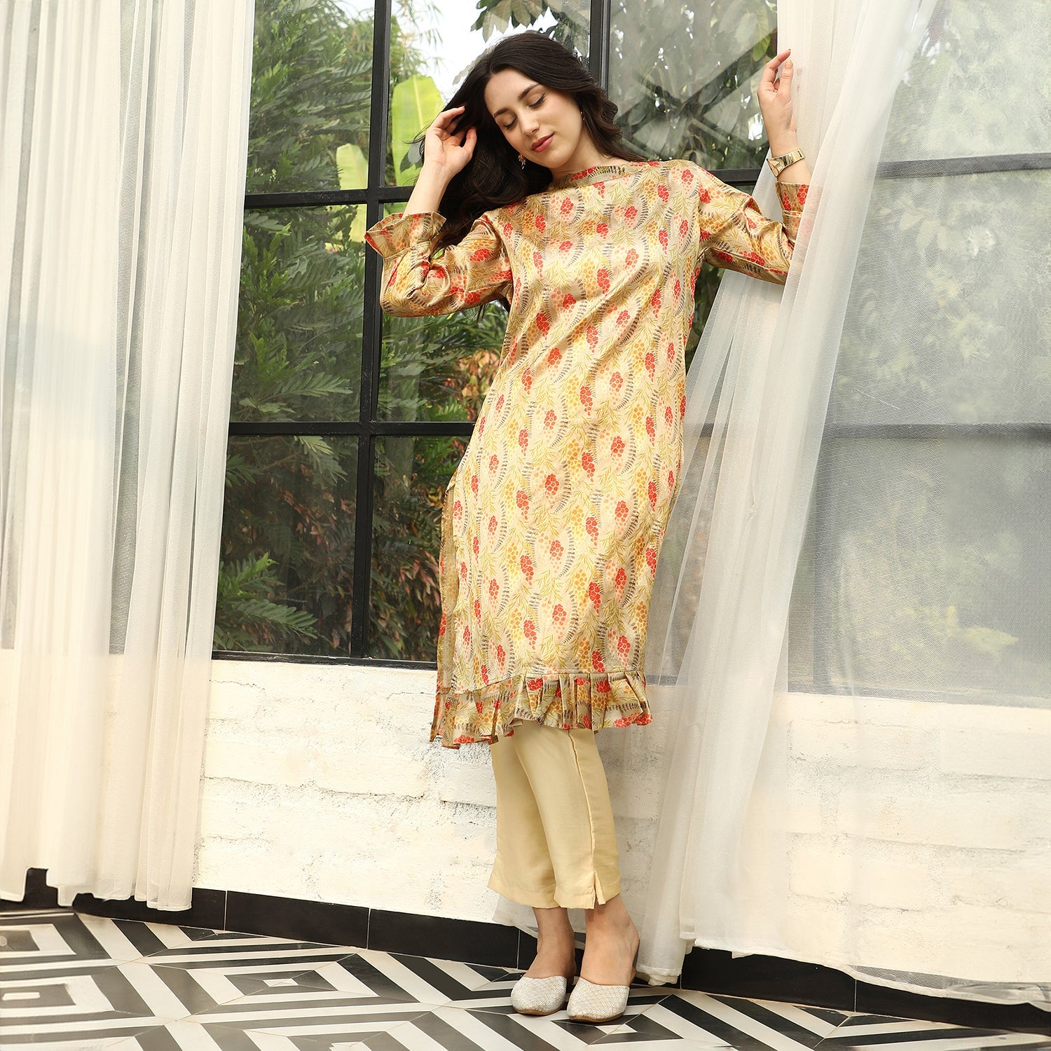 Fruit Print Kurta