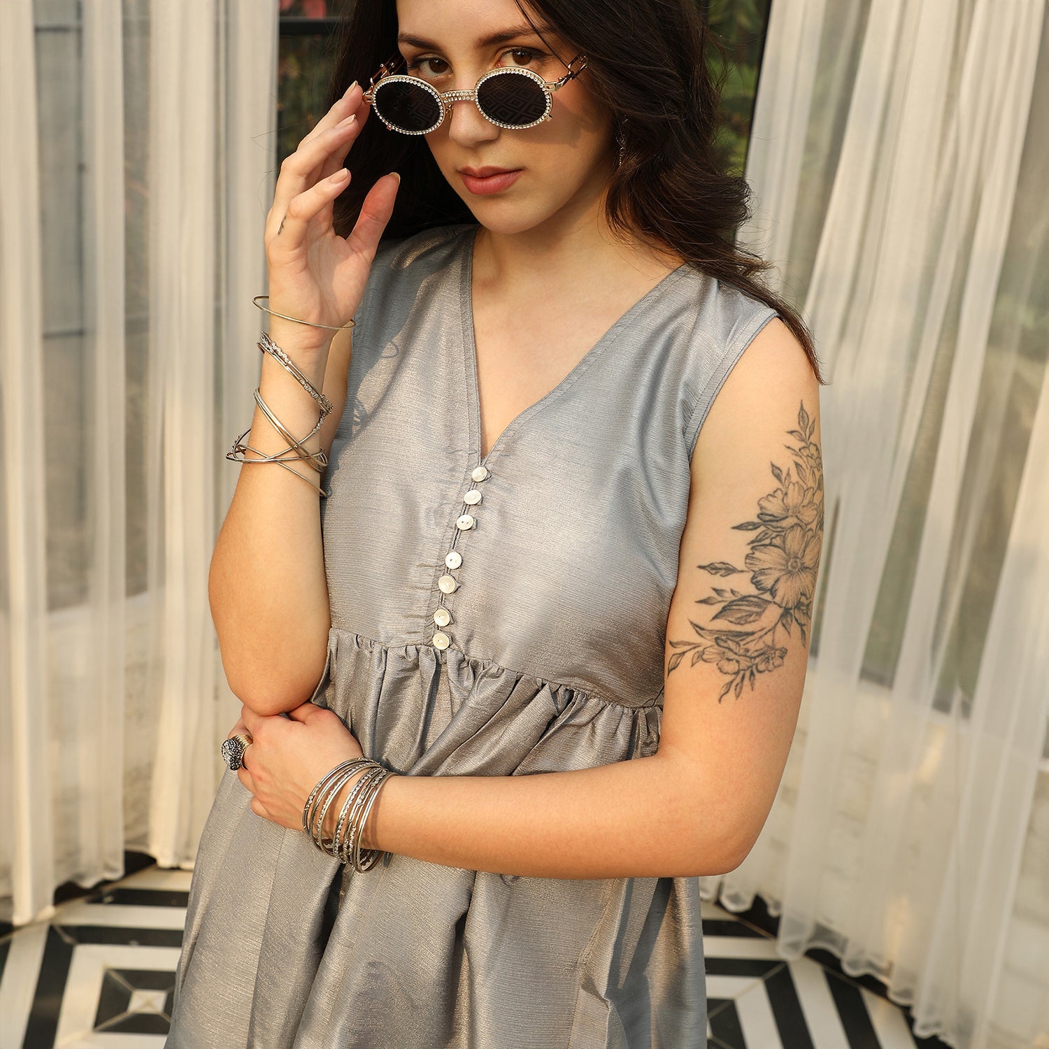 Flare Midi Dress