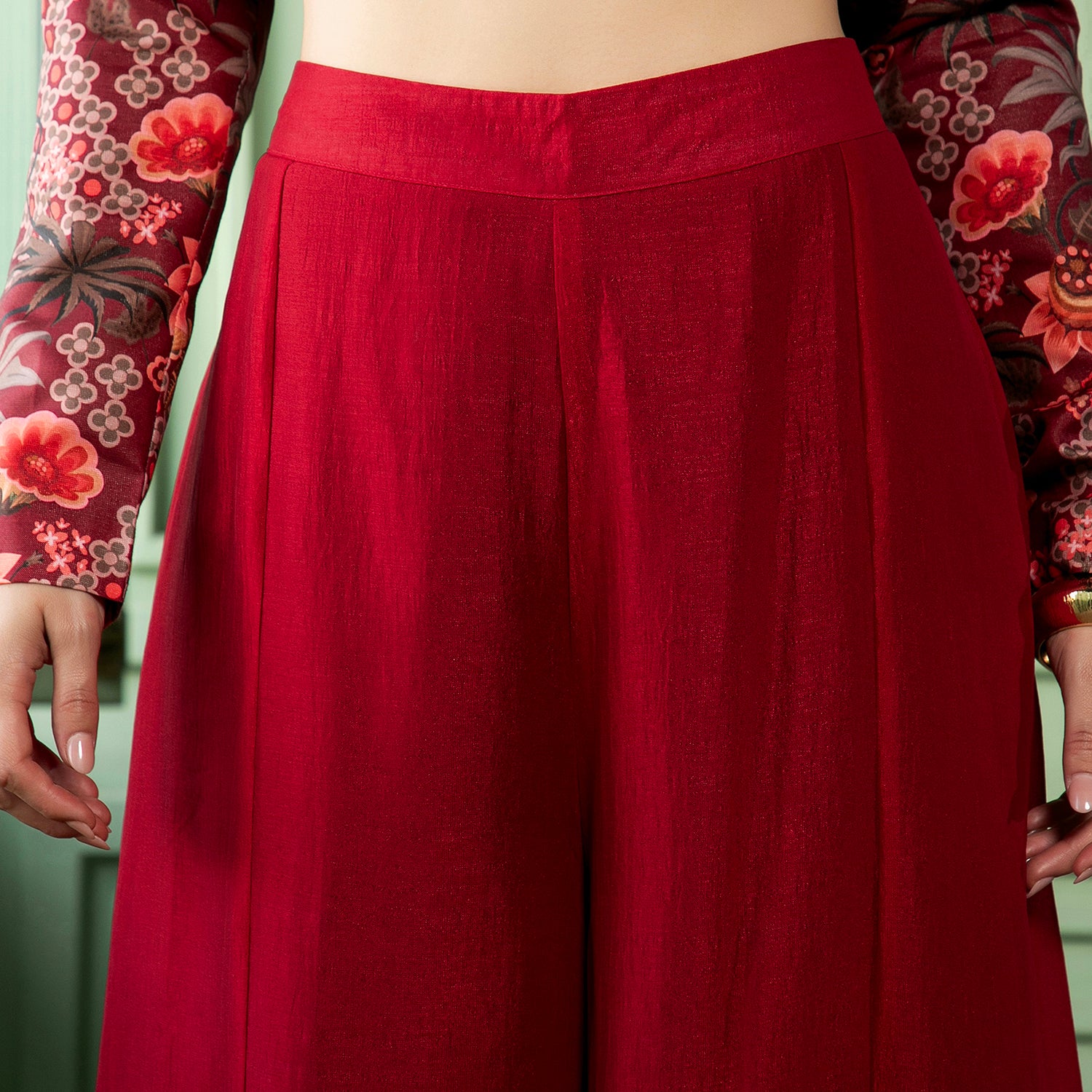 Flared-Flora Co-Ord Set