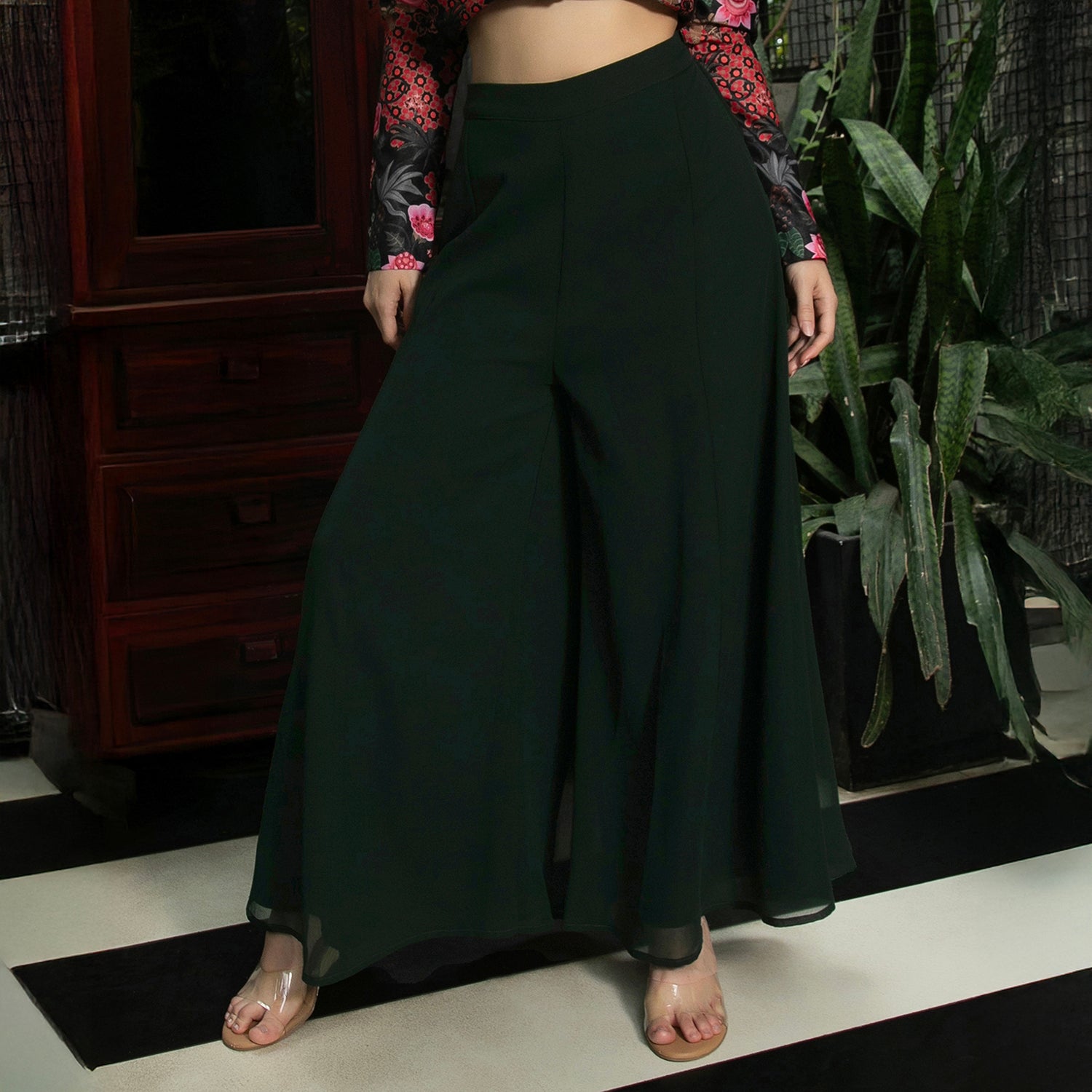 Flared-Flora Co-Ord Set