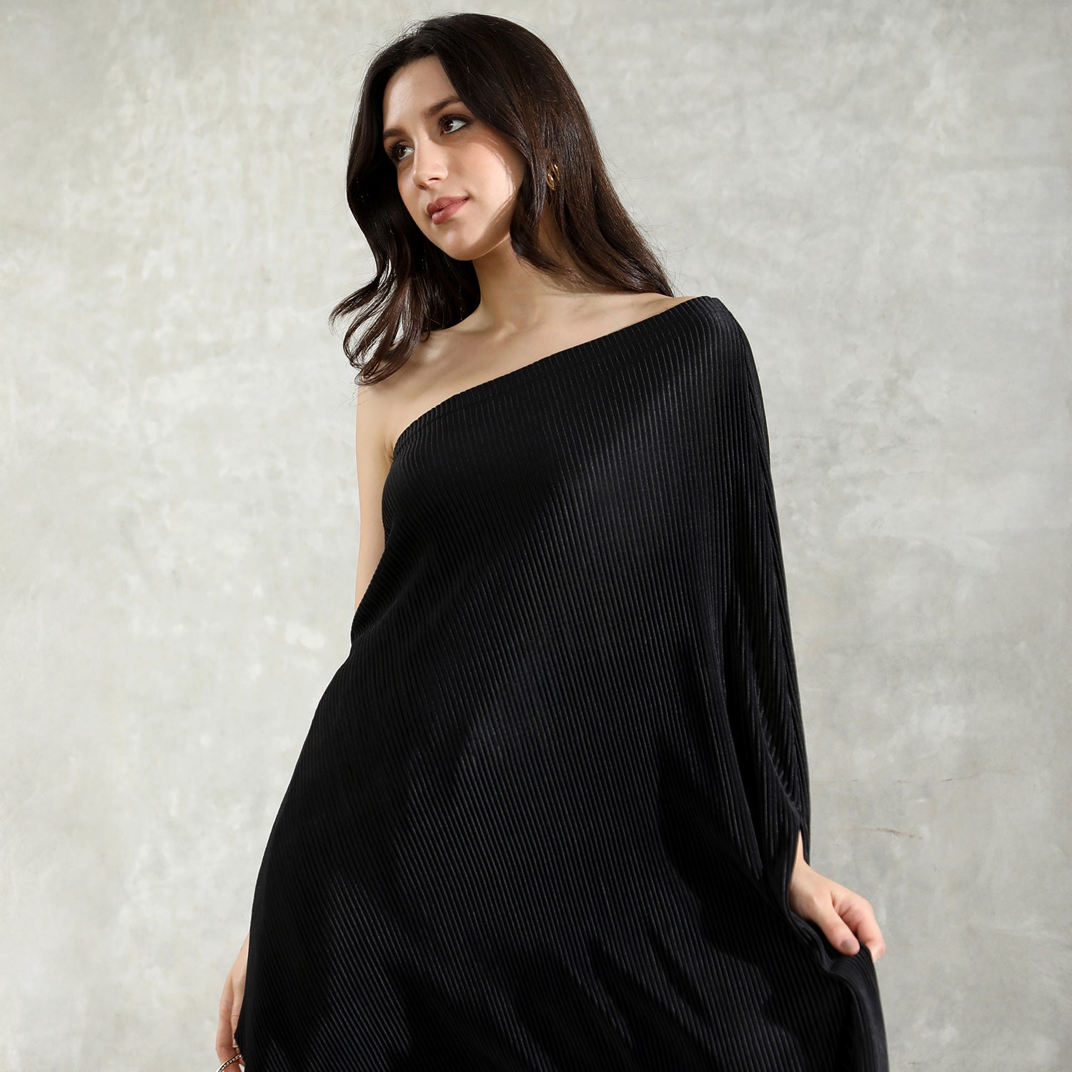 Asymmetrical-Pleated Co-Ord Set