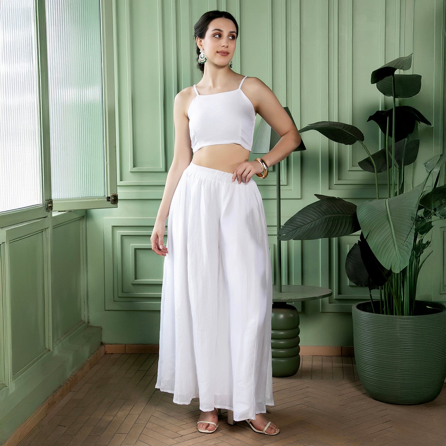 Flora-Patch Kurta Set