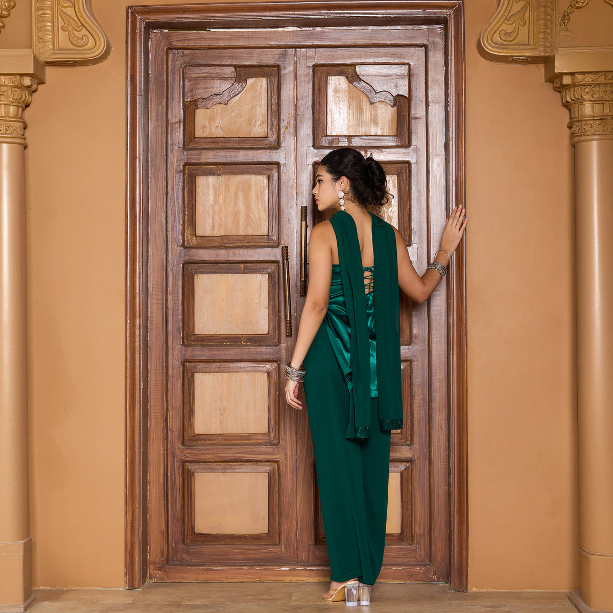 Satin Chatpata kurti With straight fit trousers and Dupatta