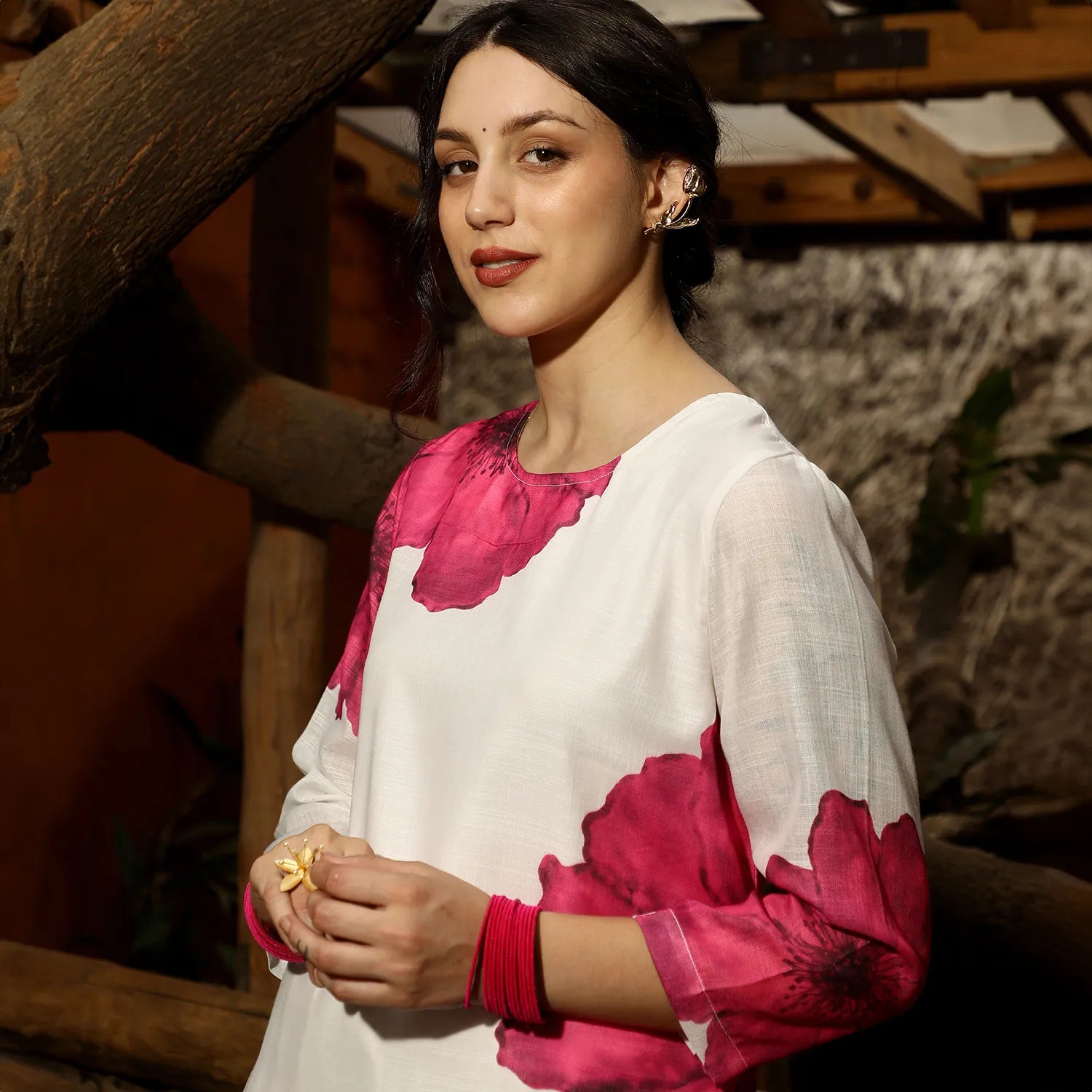 Primrose Flora Kurta With Trousers