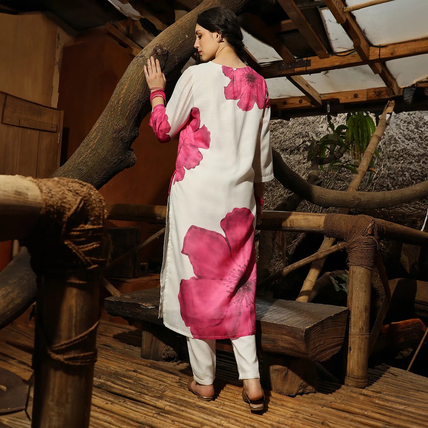 Primrose Flora Kurta With Trousers