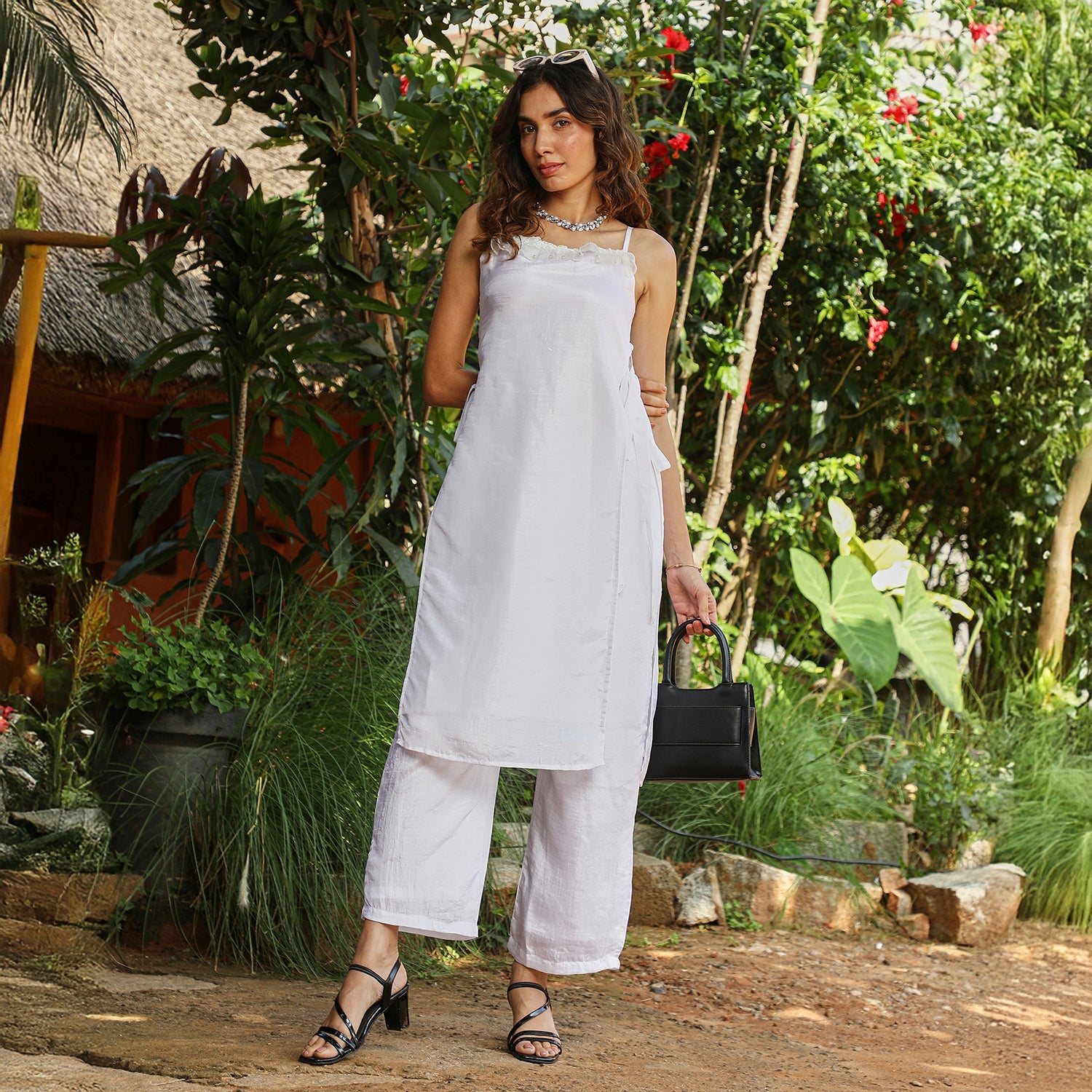 Soirée Frill Kurta Set