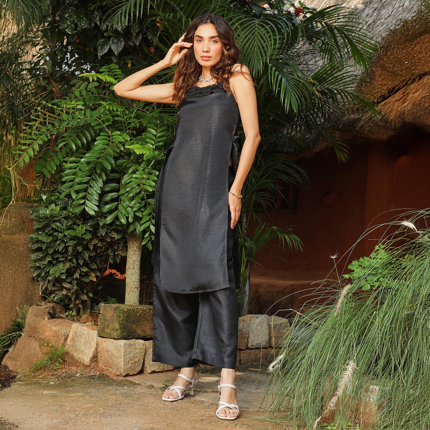 Soirée Frill Kurta Set