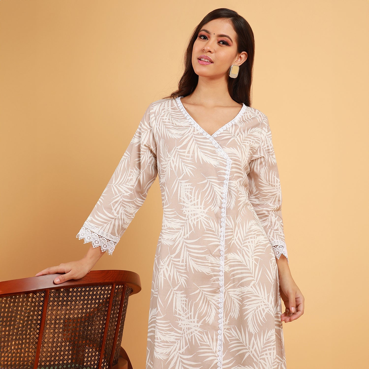 Soft Fern Kurta With Trousers